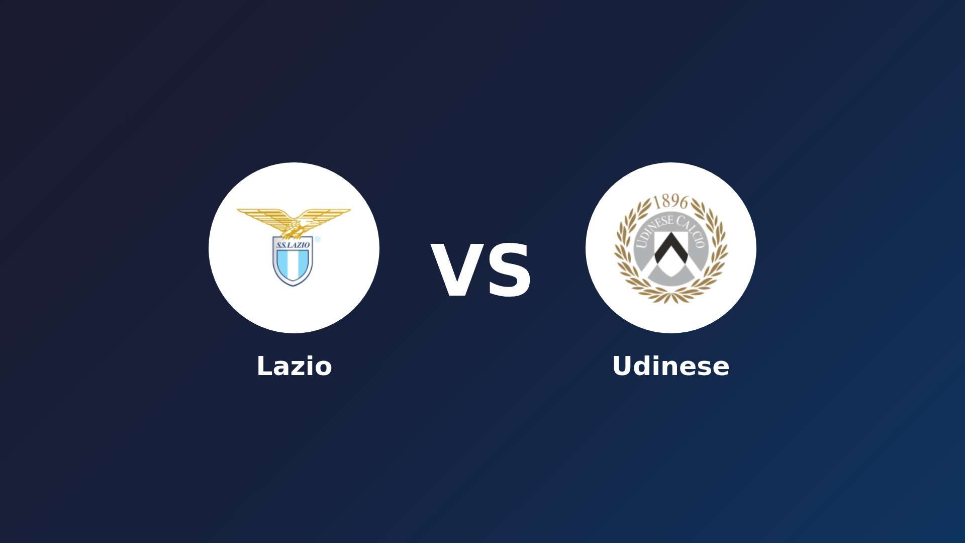 Lazio vs Udinese
