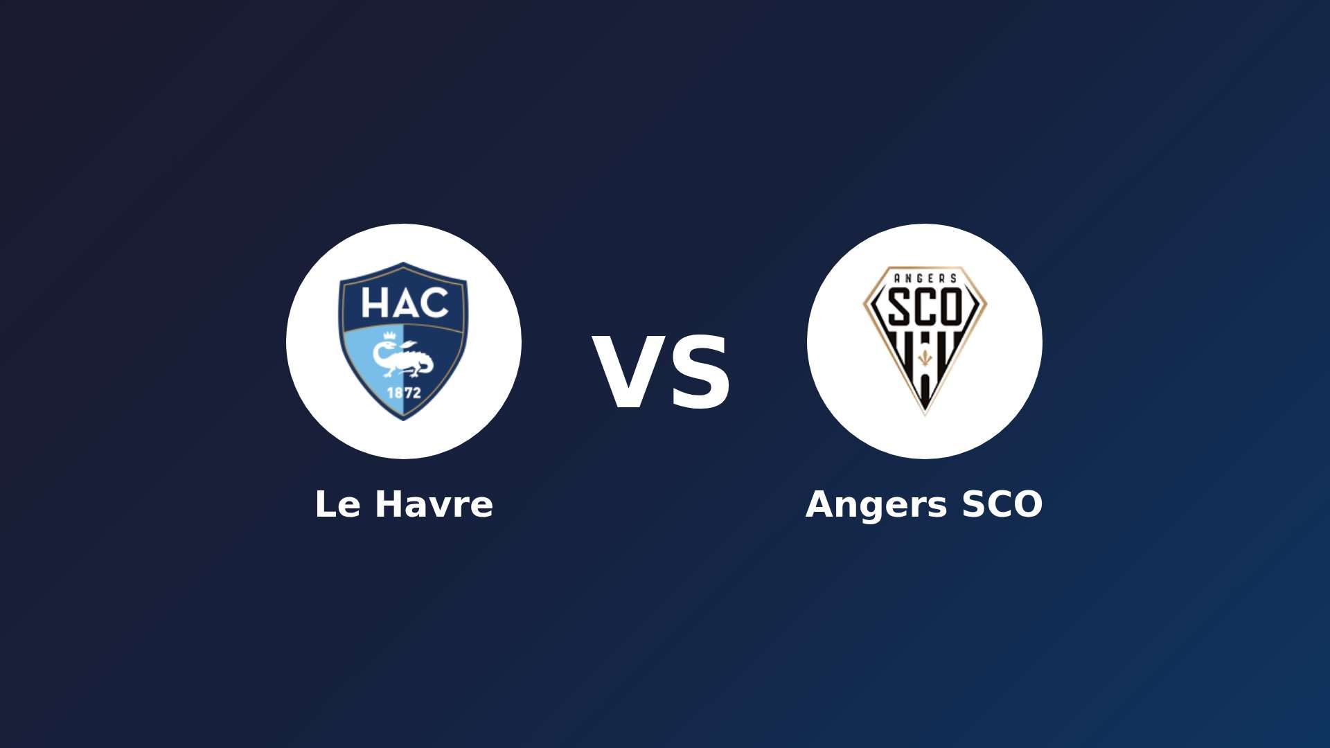 Le Havre vs Angers SCO