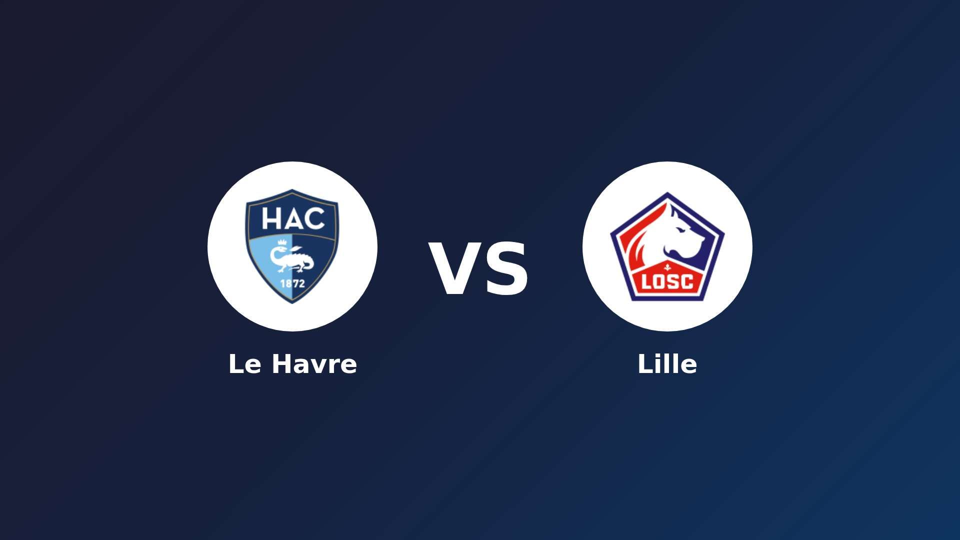 Le Havre vs LOSC Lille