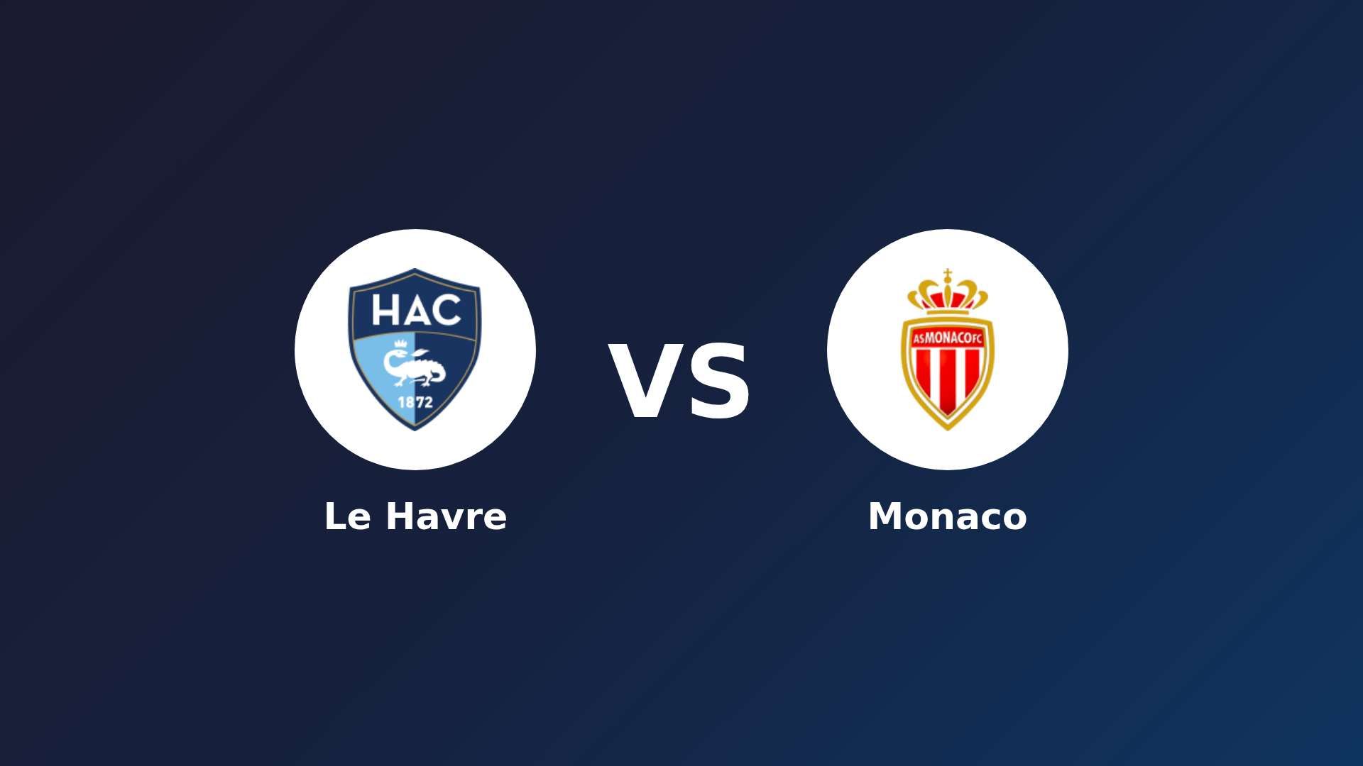 Le Havre vs Monaco