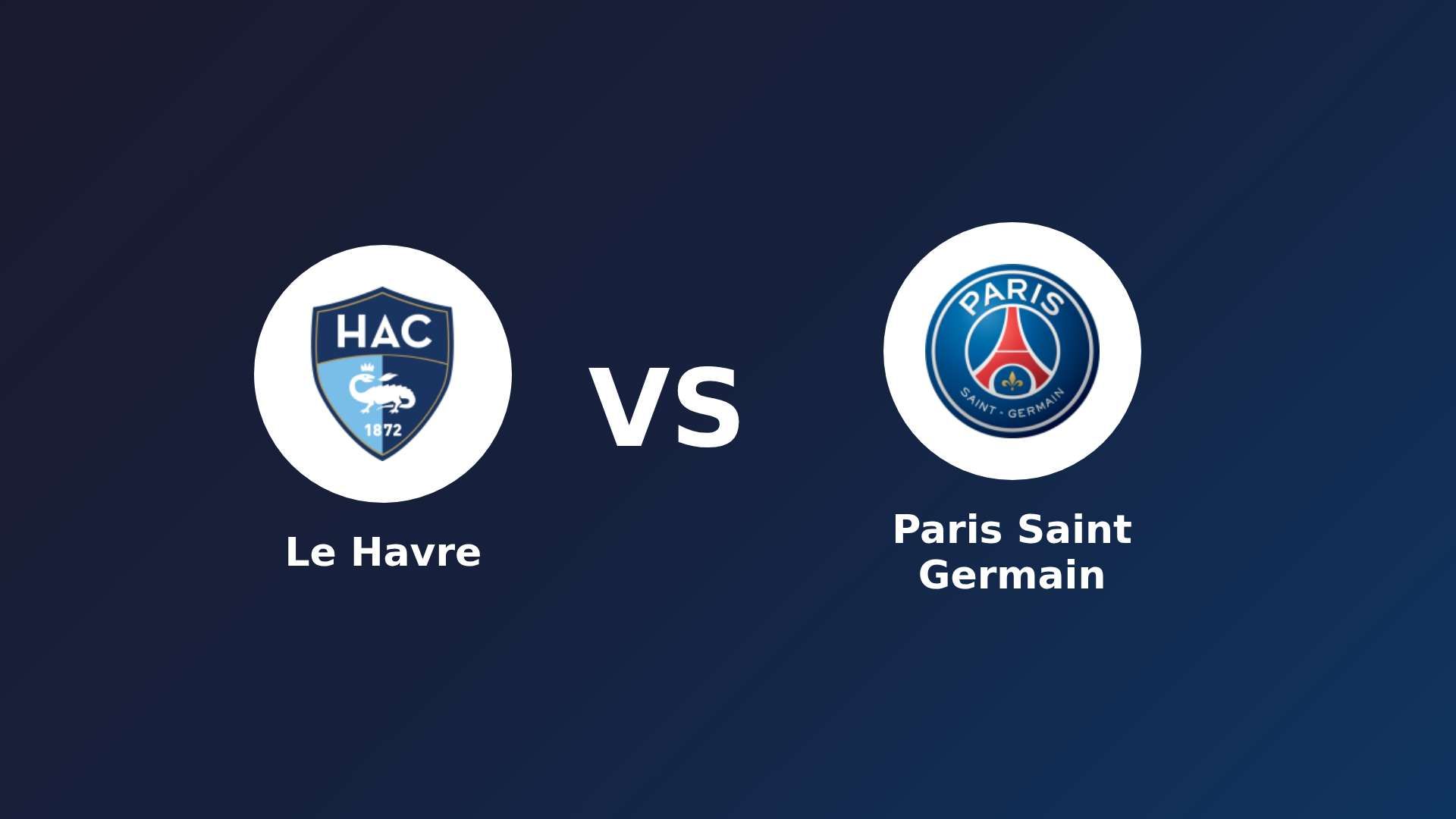 Le Havre vs Paris Saint Germain