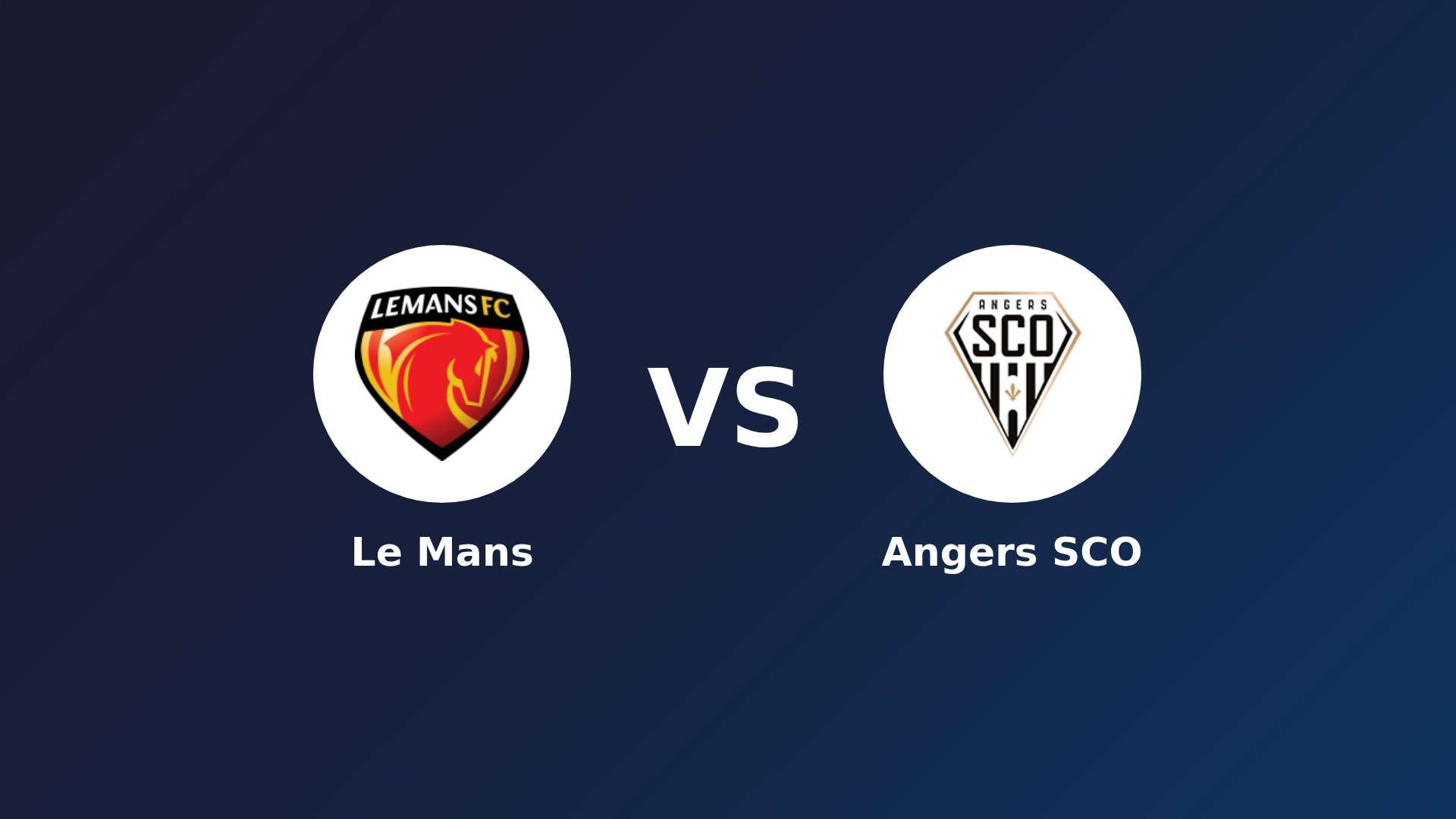 Le Mans vs Angers SCO