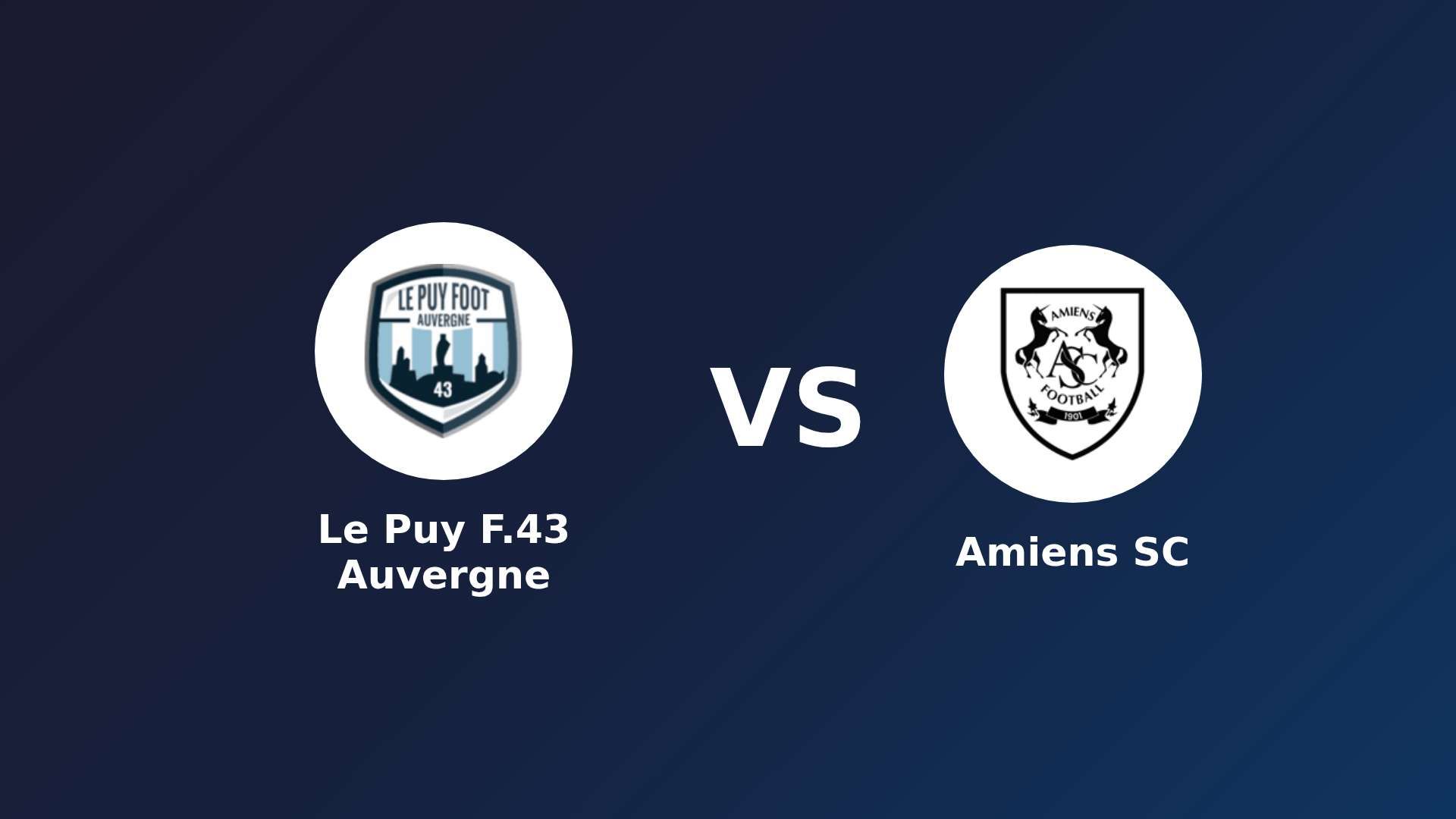 Le Puy-en-Velay vs Amiens SC