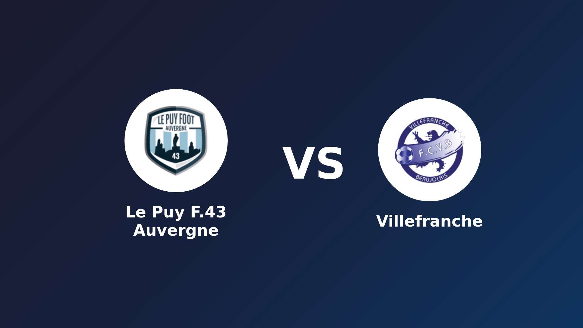 Le Puy-en-Velay vs Villefranche