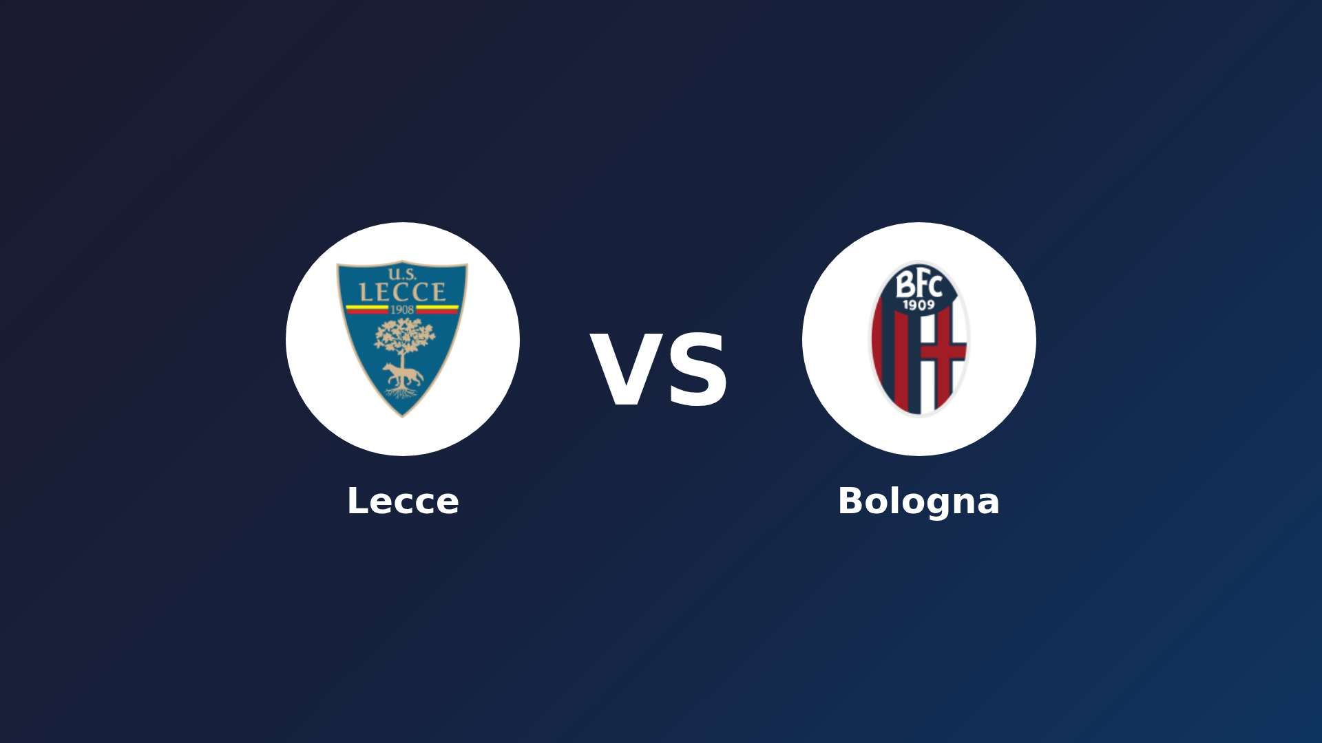 Lecce vs Bologna