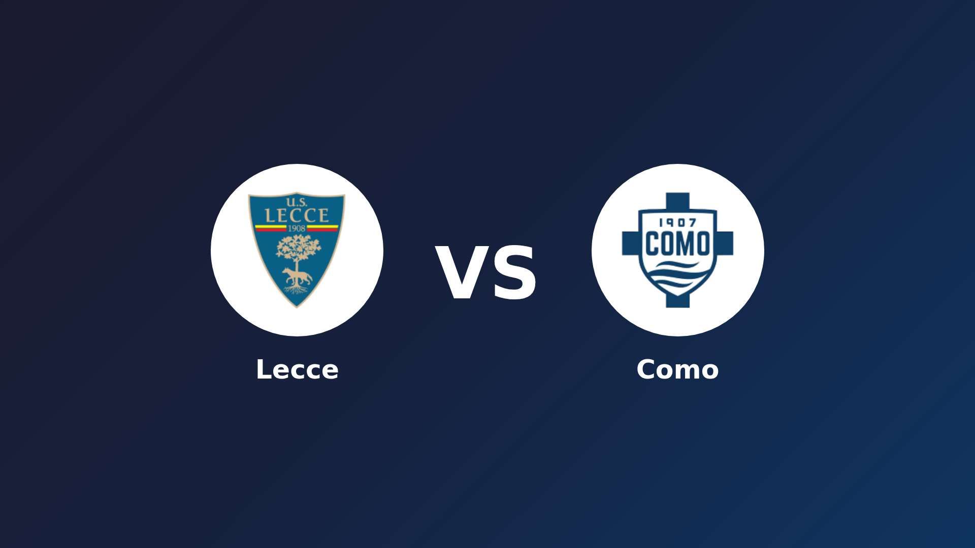 Lecce vs Como