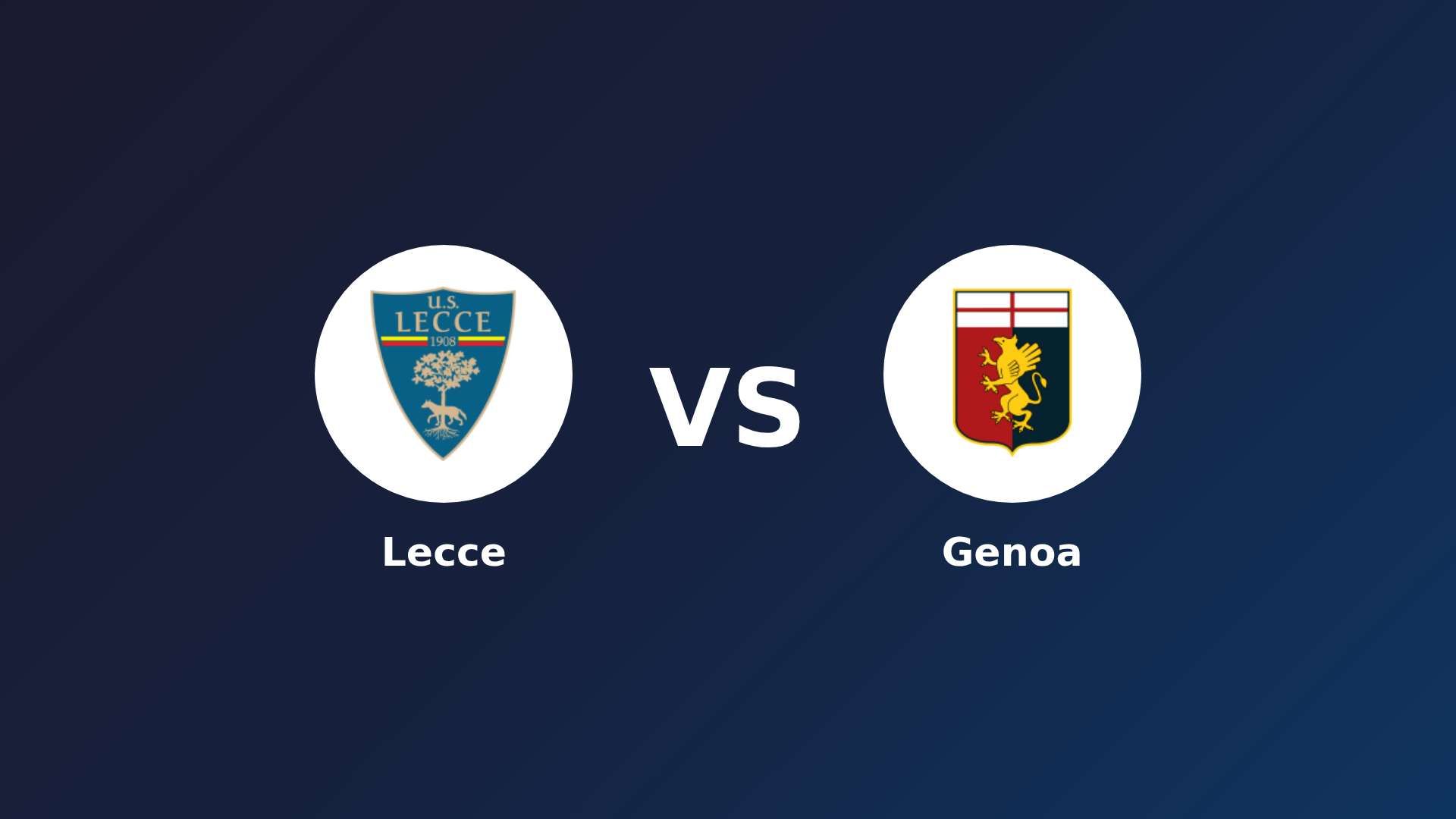 Lecce vs Genoa