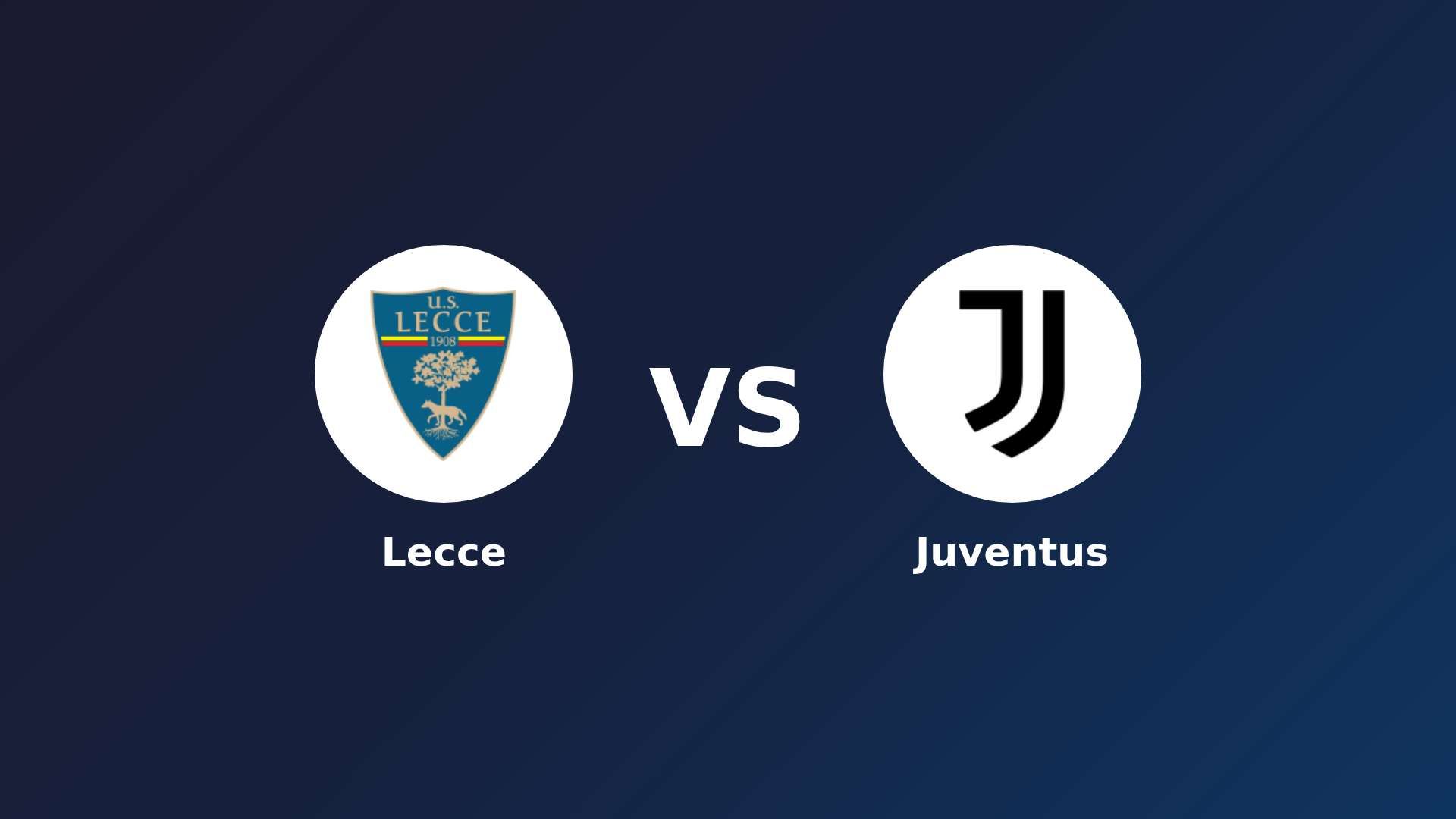 Lecce vs Juventus