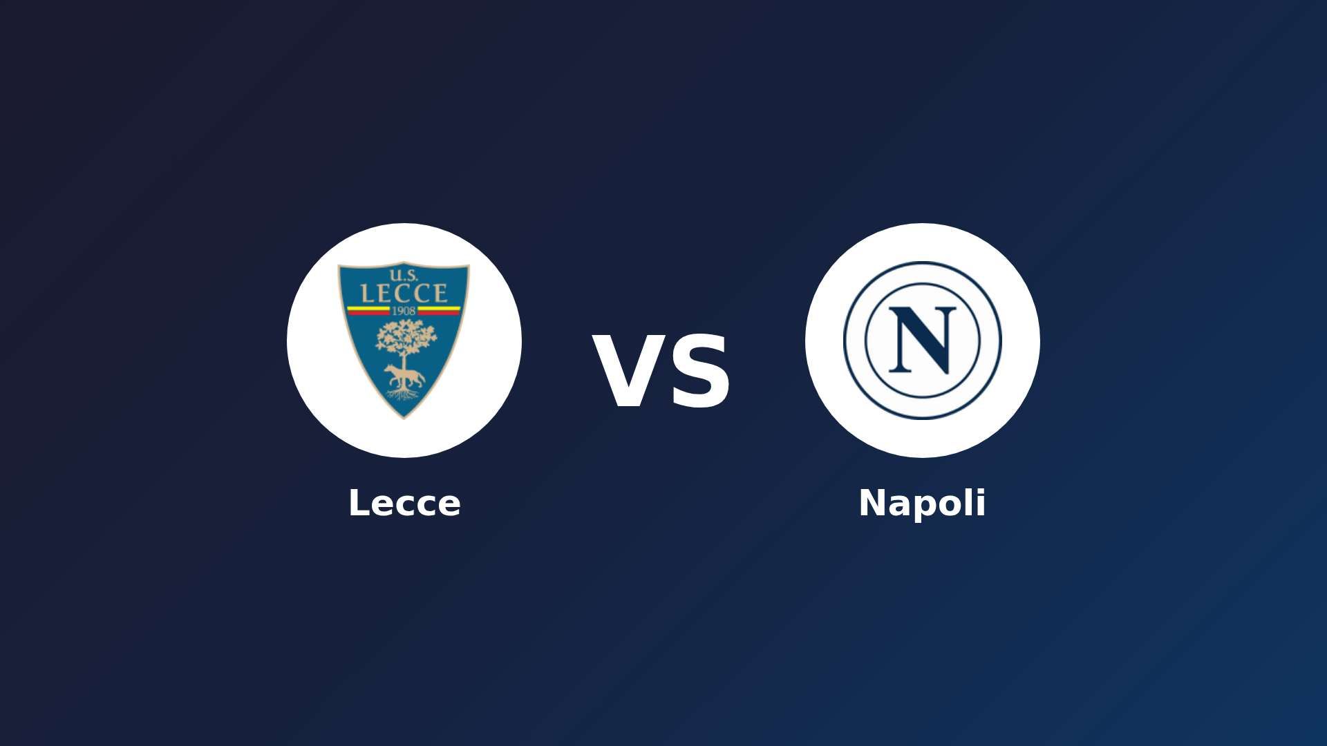 Lecce vs Napoli