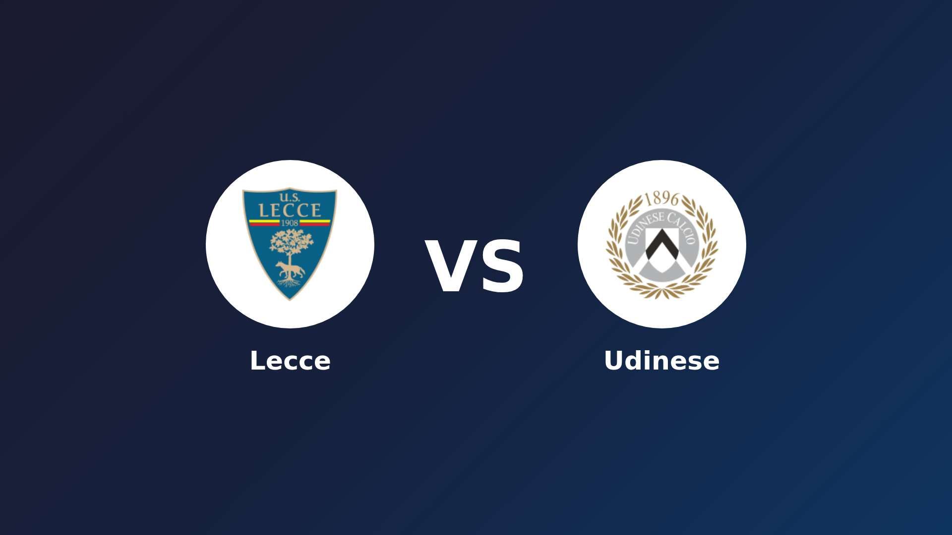 Lecce vs Udinese