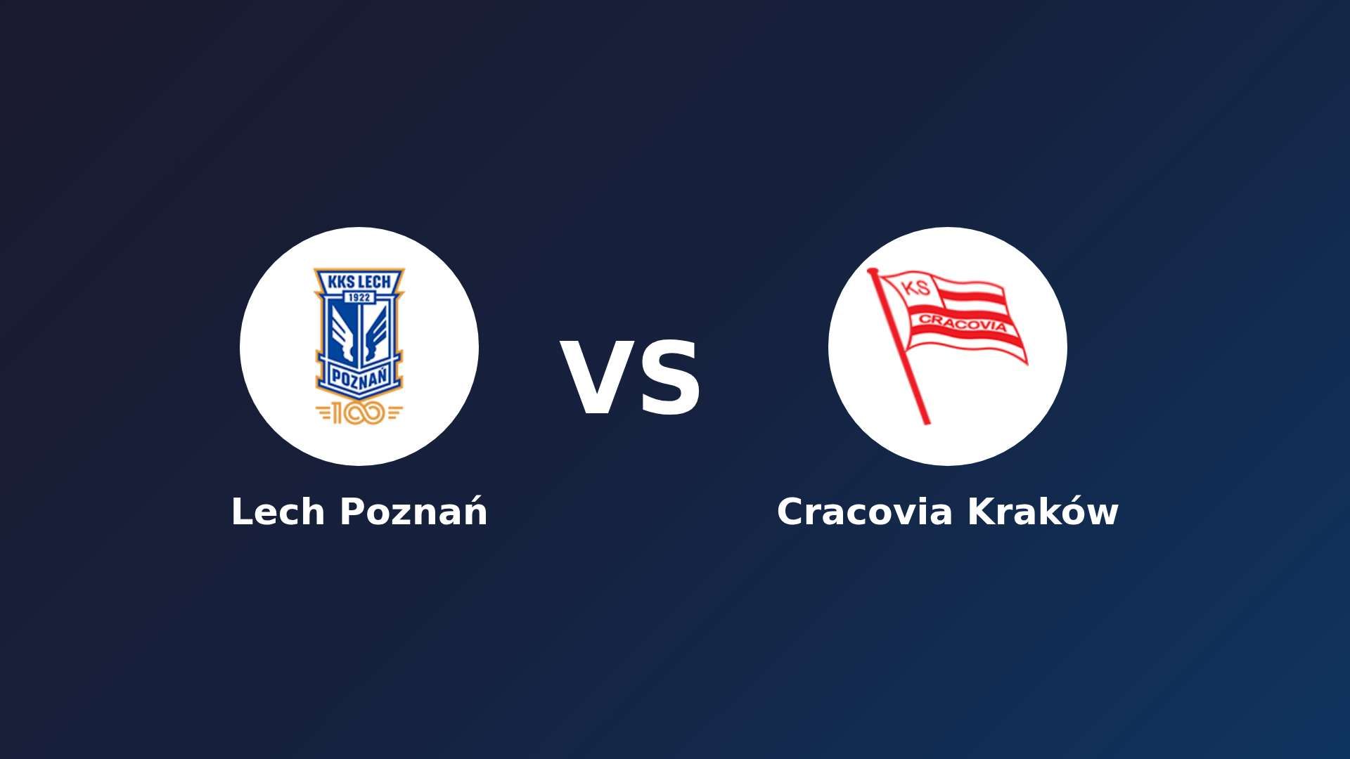 Lech Poznań vs Cracovia Kraków