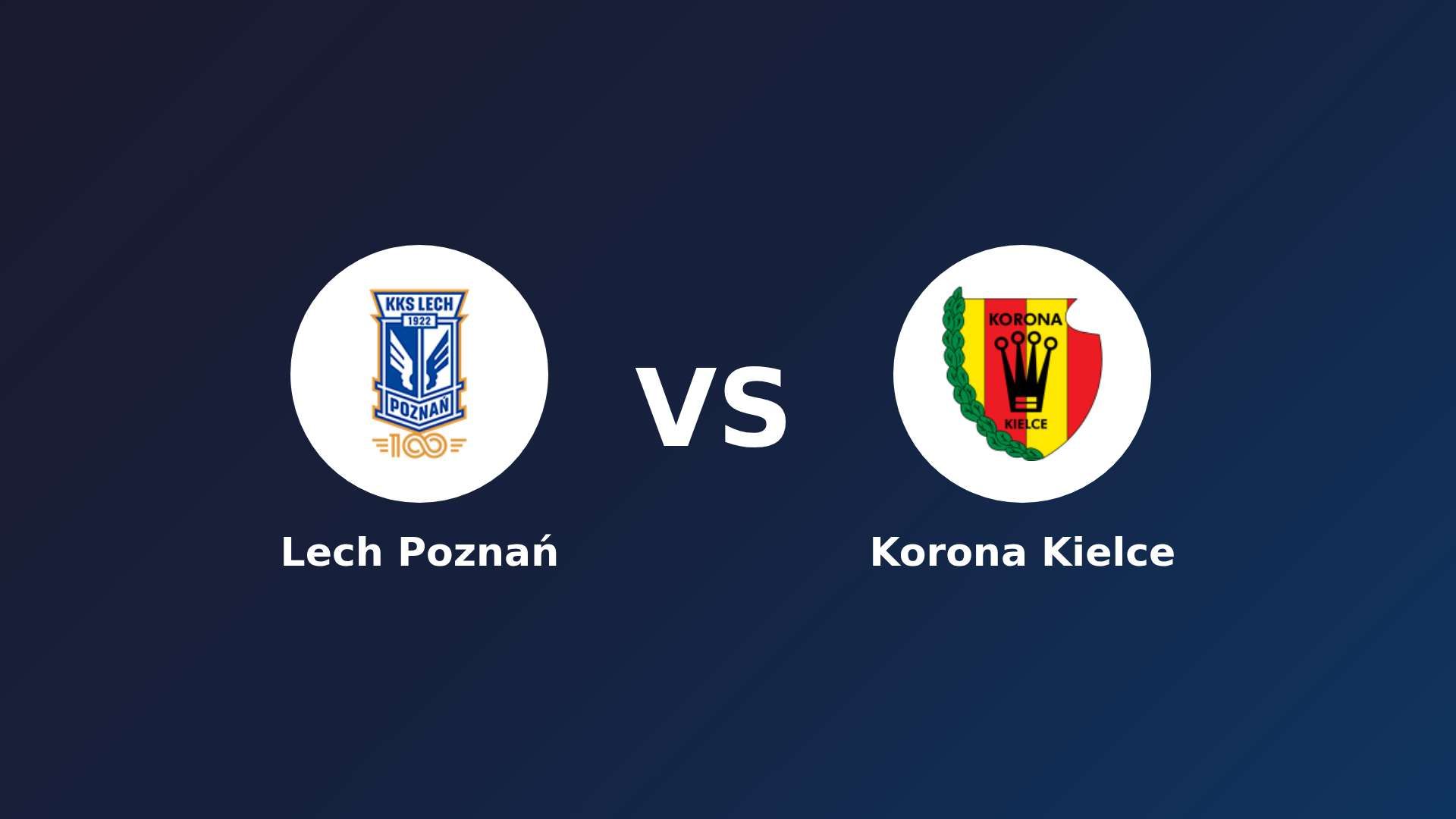 Lech Poznań vs Korona Kielce
