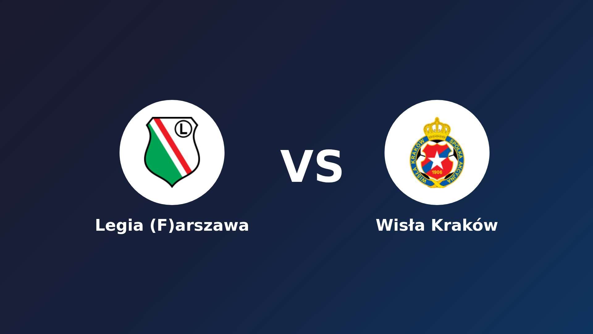 Legia (F)arszawa vs (F)isła Kraków