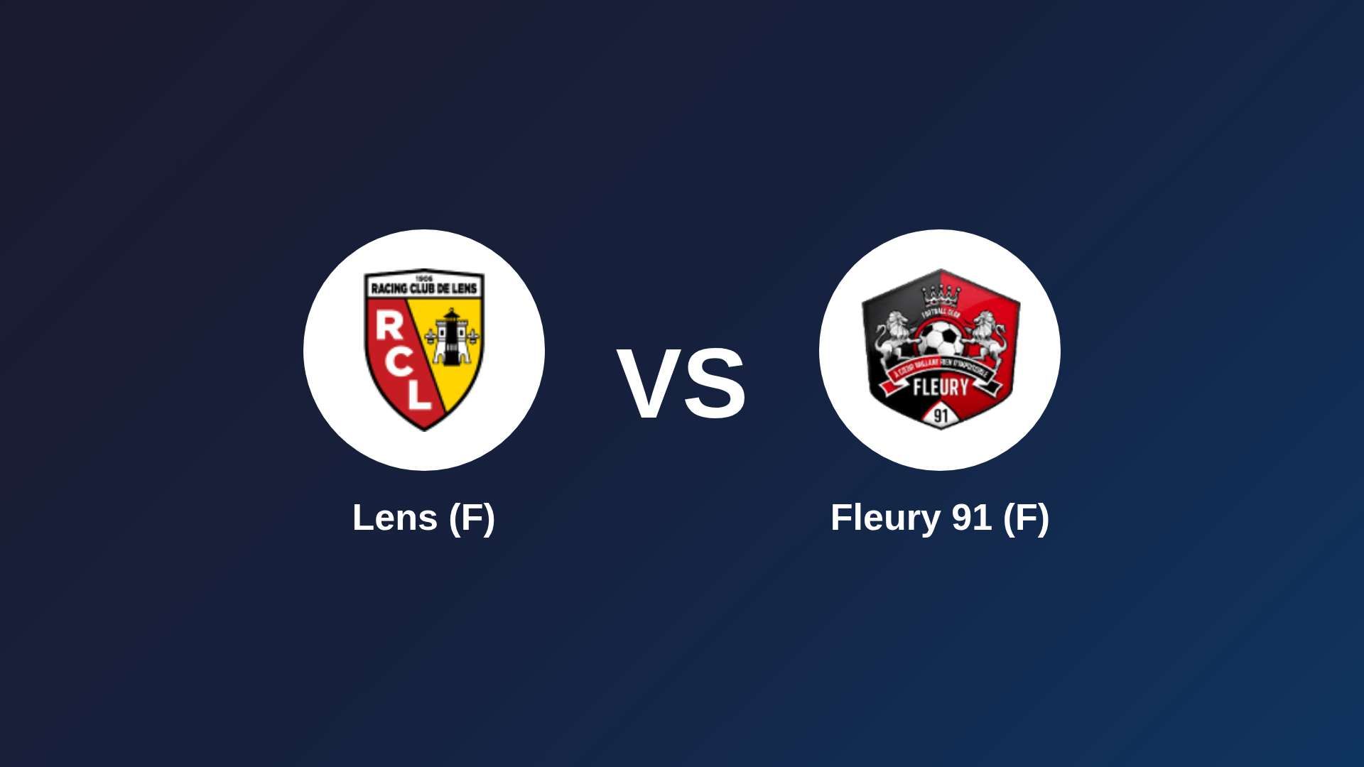 Lens (F) vs Fleury 91 (F)