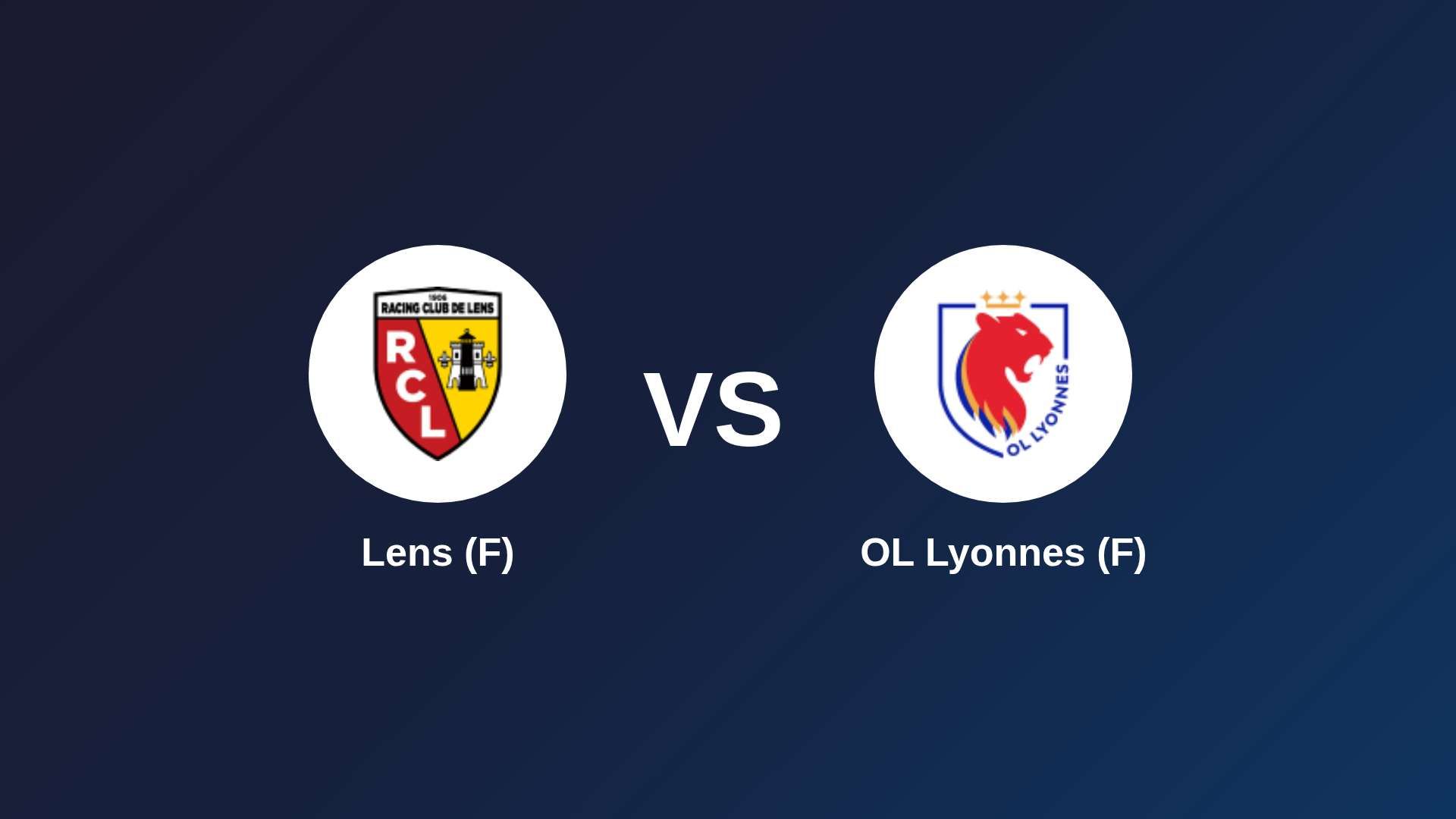 Lens (F) vs OL Lyonnes (F)