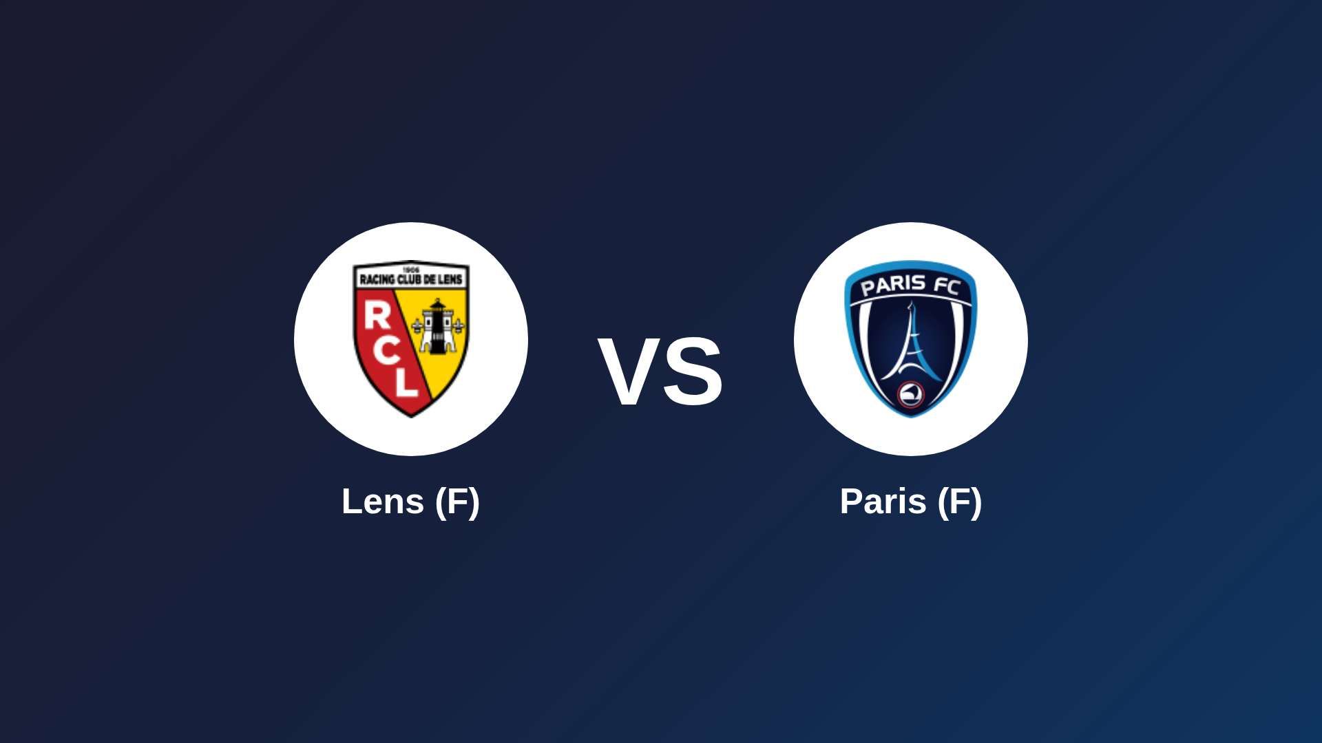 Lens (F) vs Paris (F)