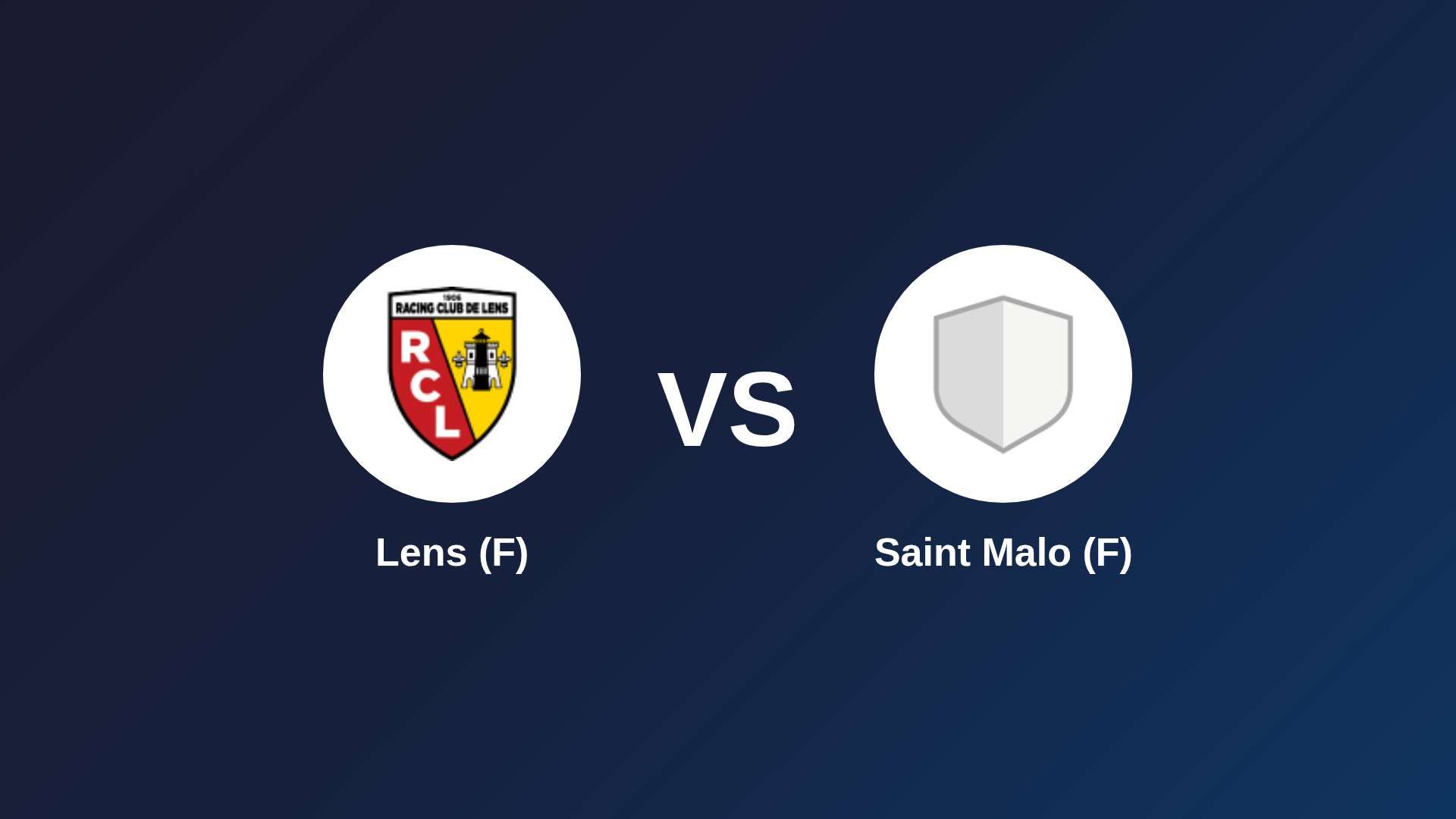 Lens (F) vs Saint Malo (F)
