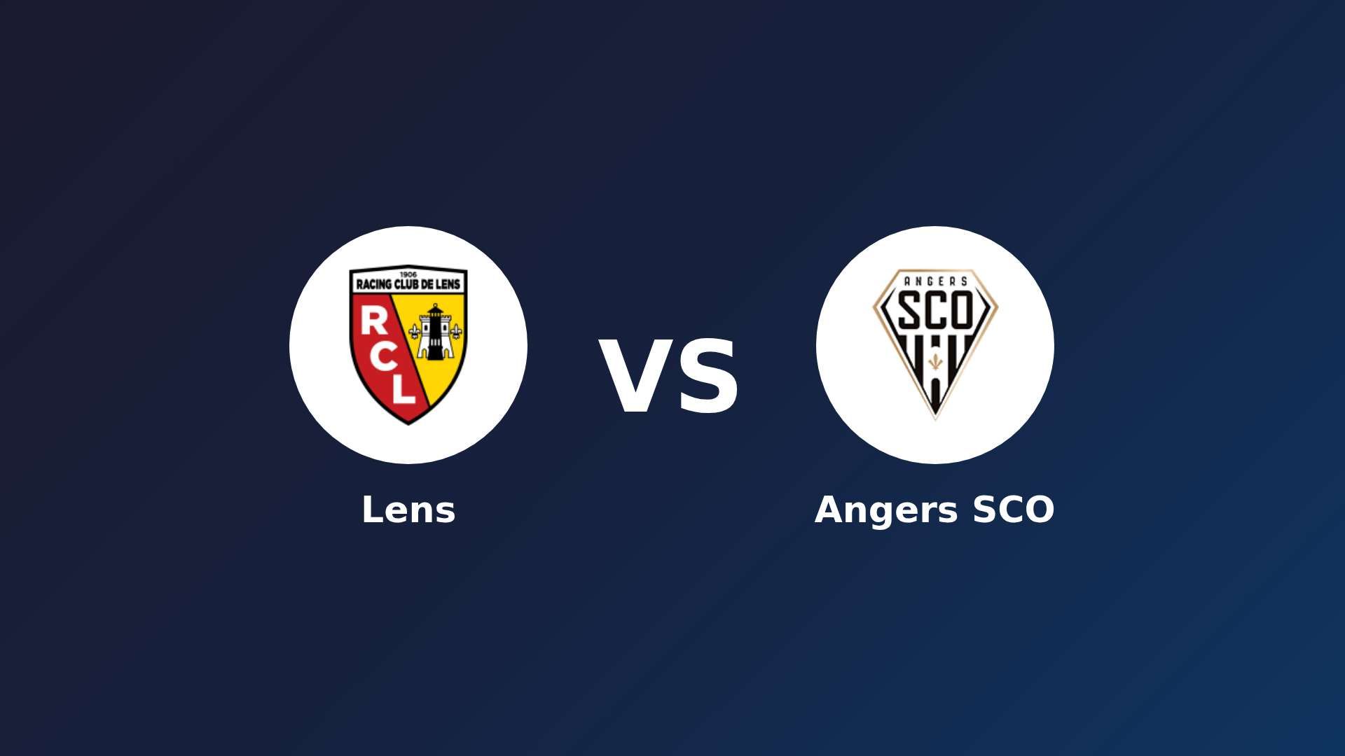 Lens vs Angers SCO
