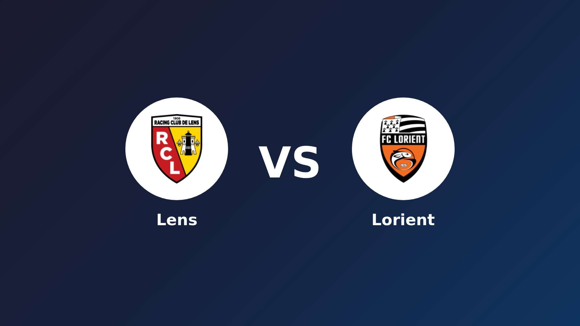 Lens vs Lorient