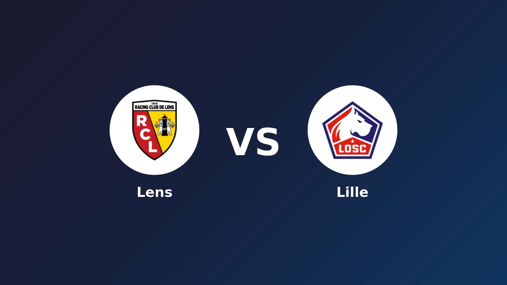 Lens vs LOSC Lille