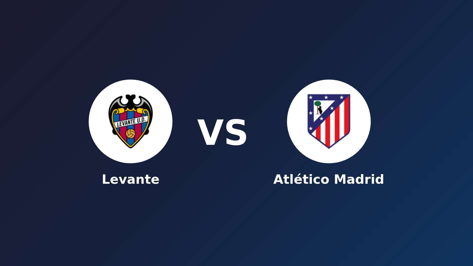 Levante vs Atlético de Madrid