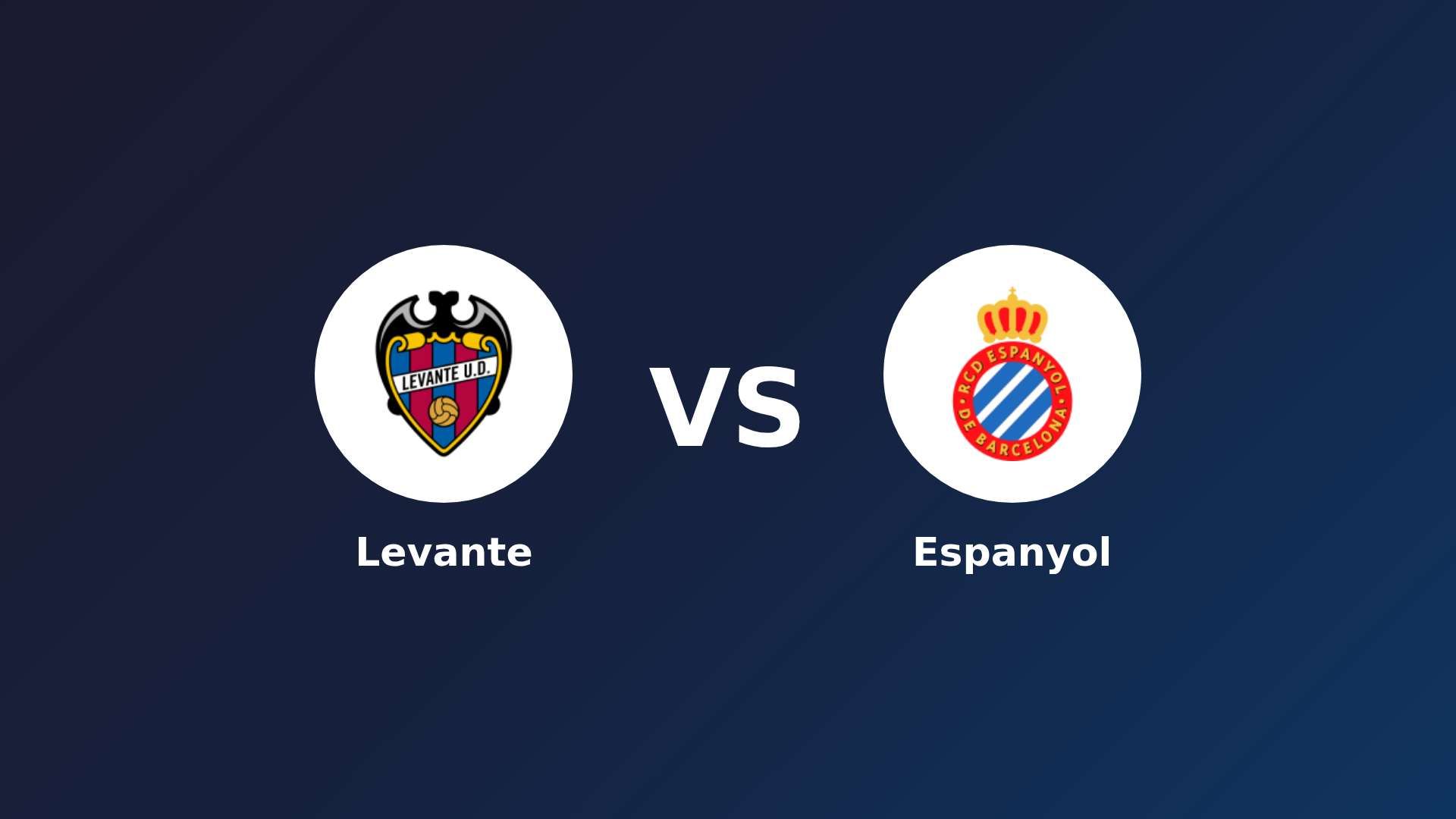 Levante vs Espanyol