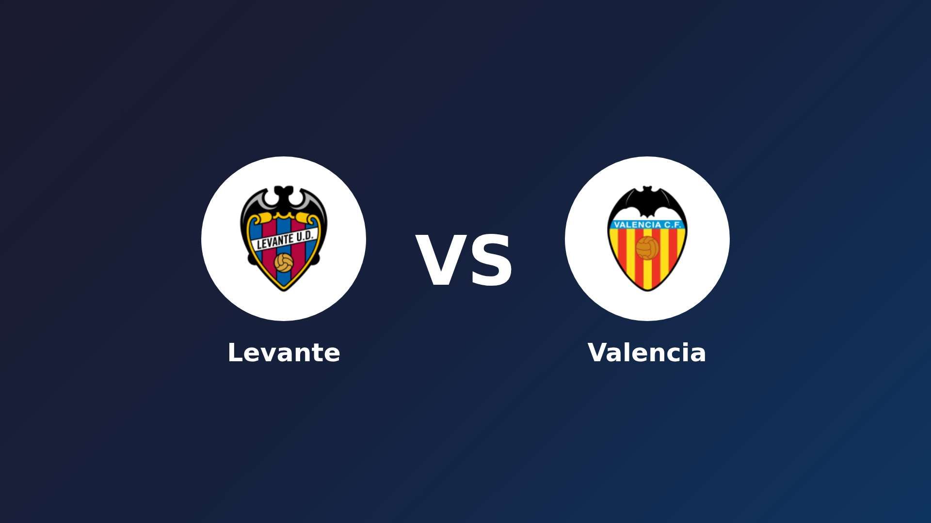 Levante vs Valencia