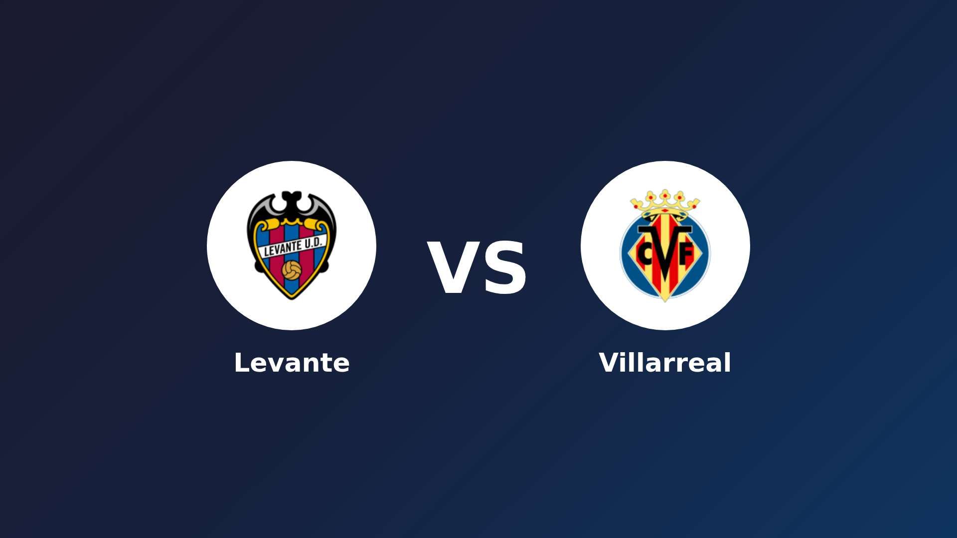 Levante vs Villarreal