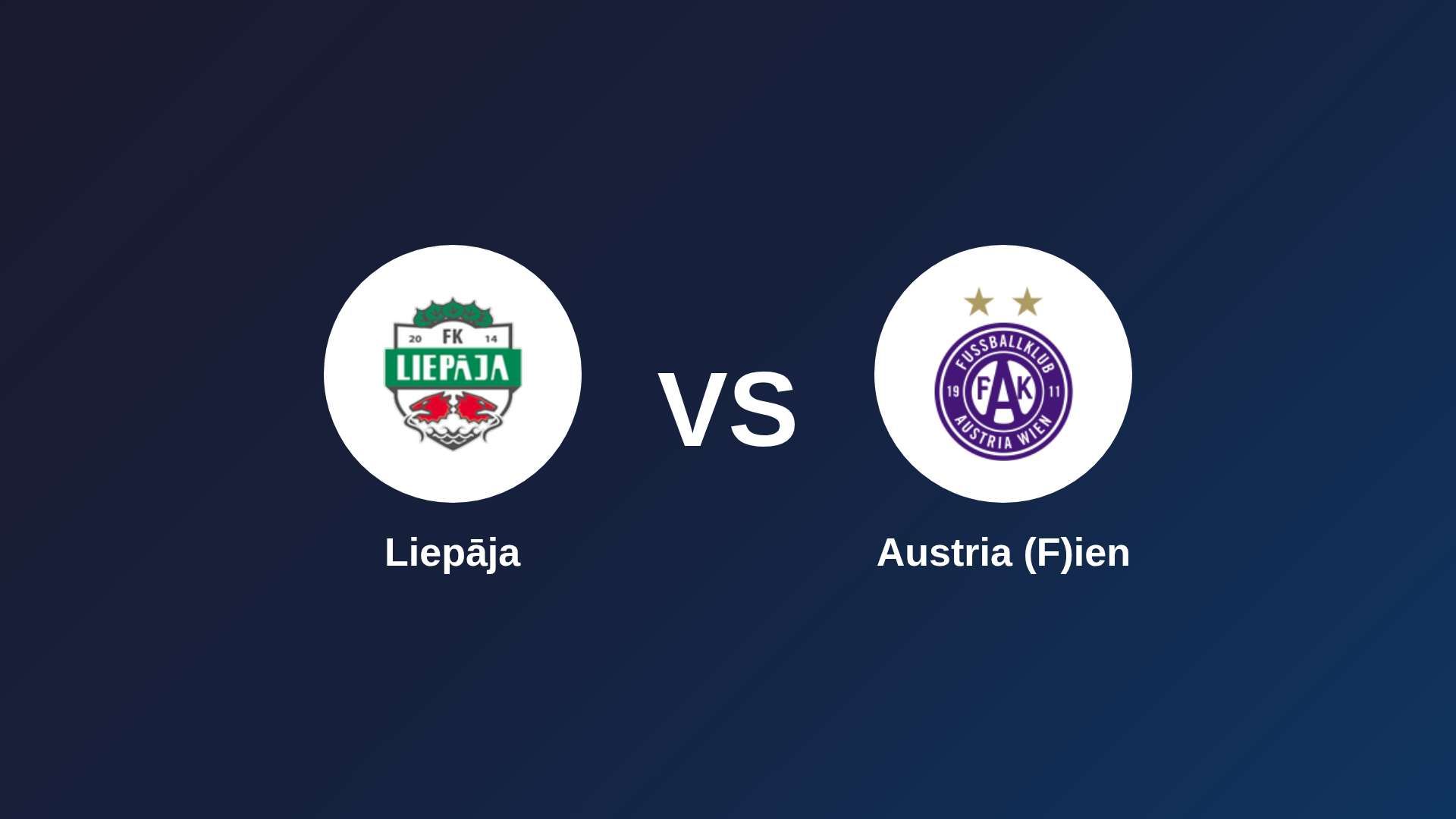 Liepāja vs Austria (F)ien
