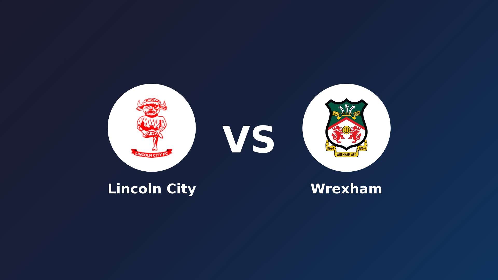 Lincoln City vs (F)rexham