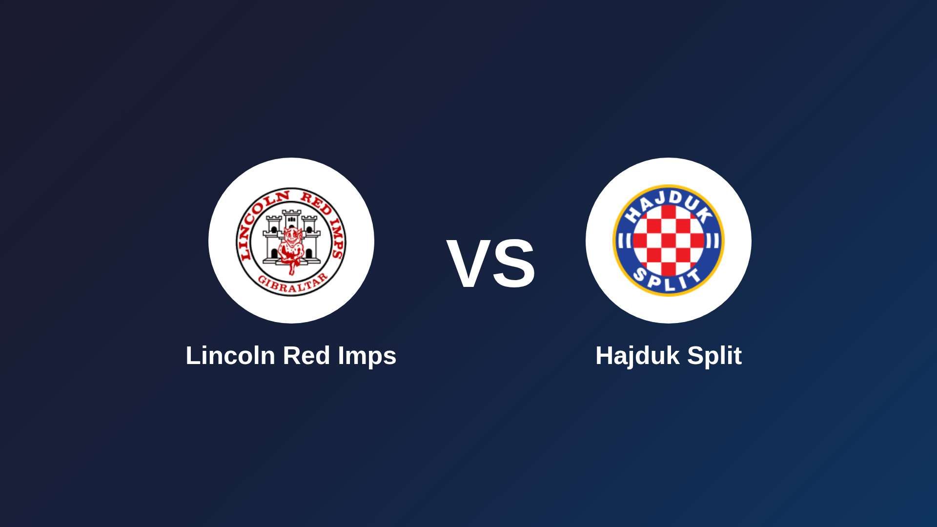 Lincoln Red Imps vs Hajduk Split