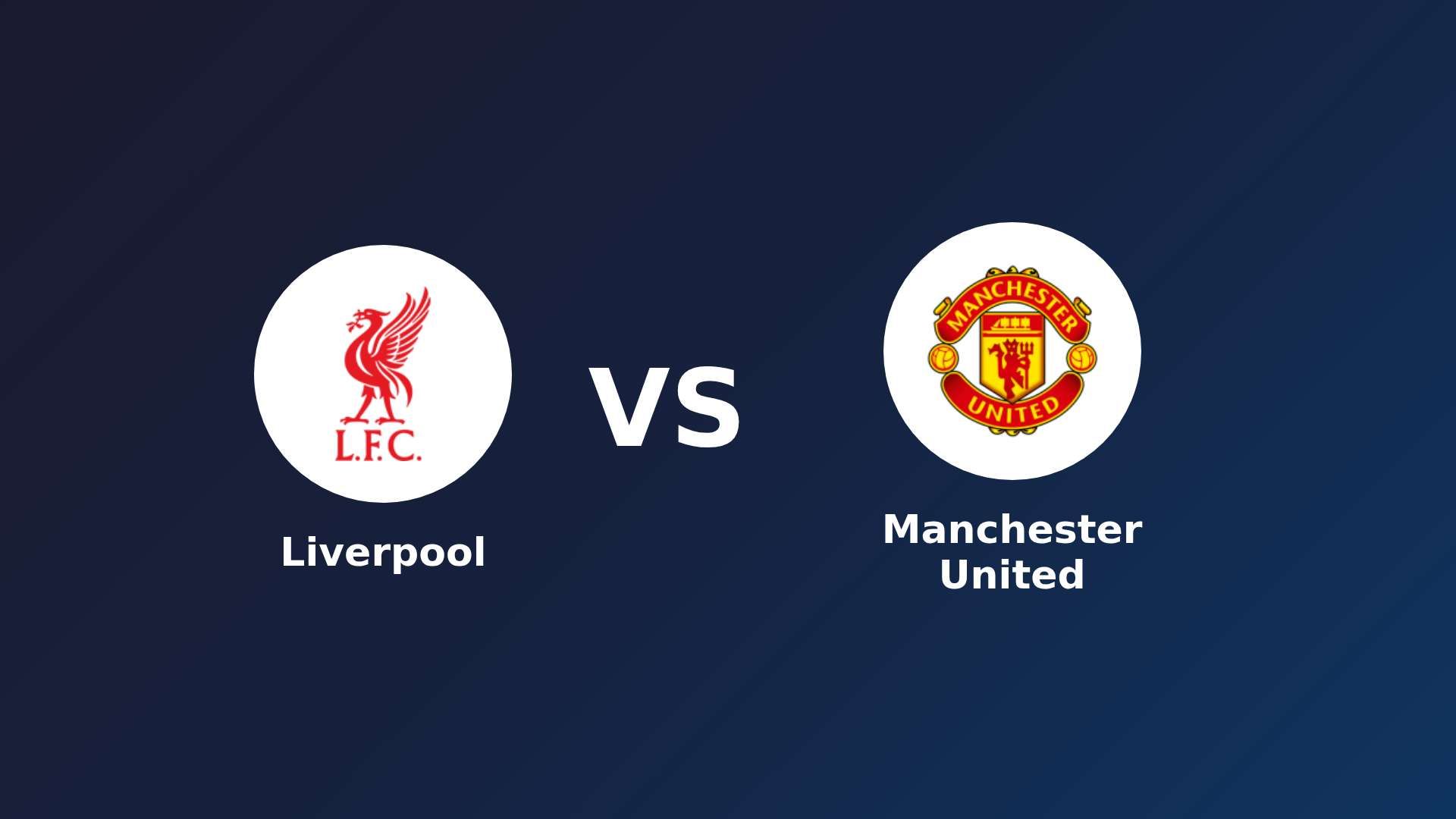 Liverpool vs Manchester United