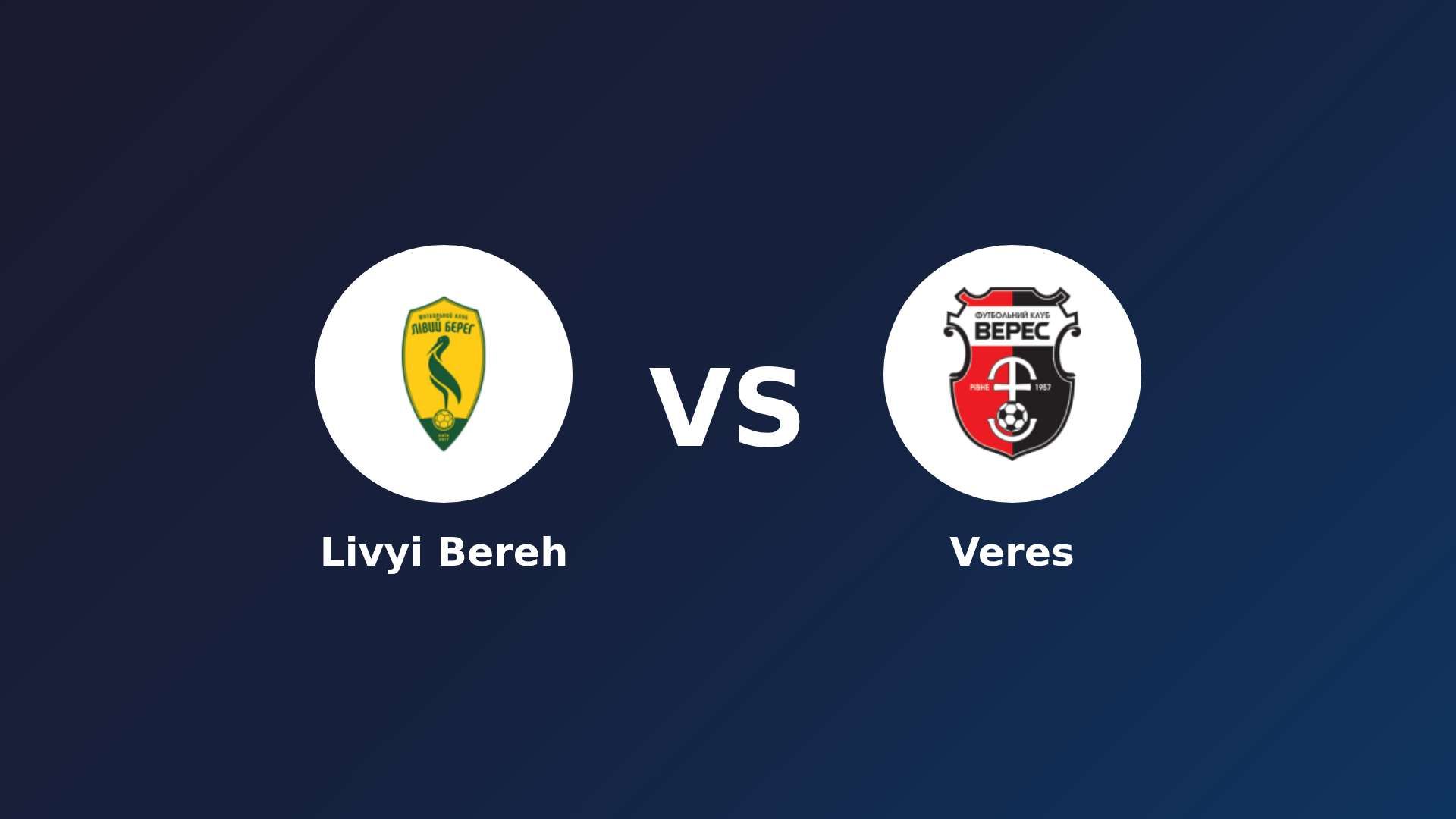 Livyi Bereh vs Veres