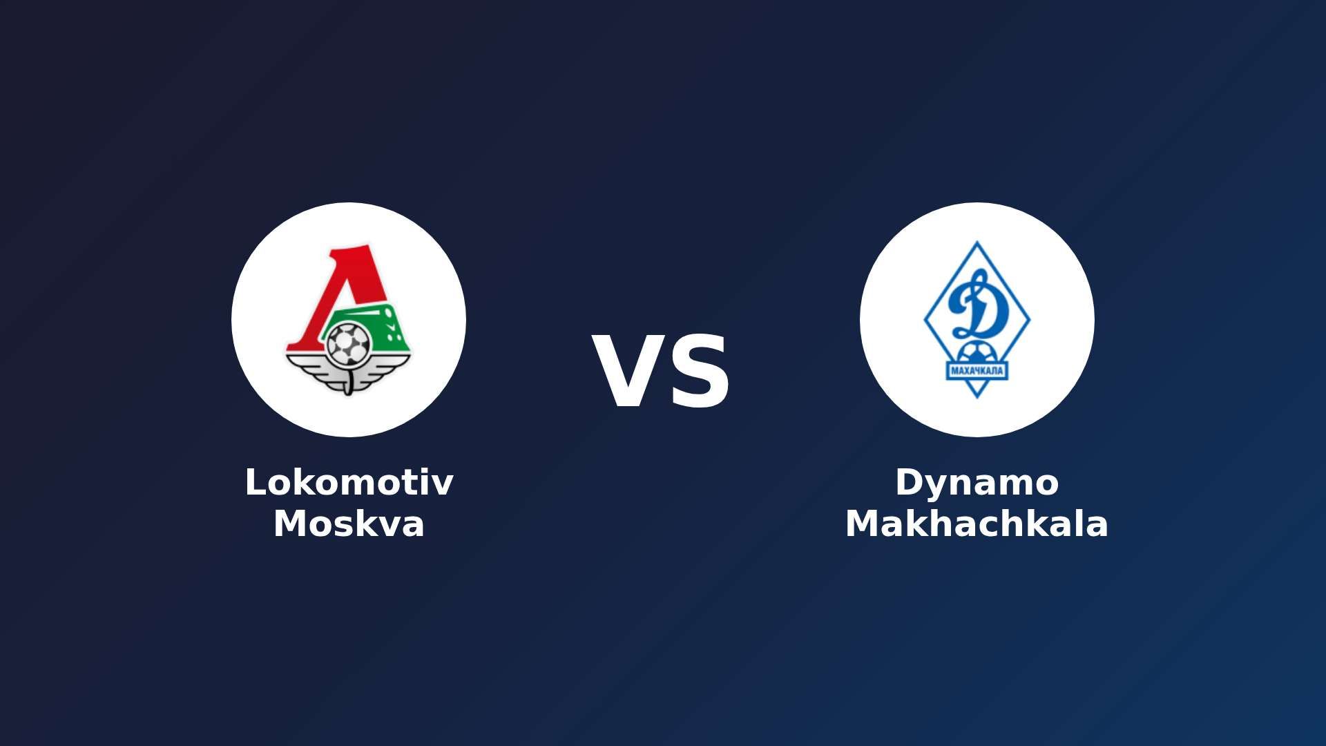 Lokomotiv Moskva vs Dynamo Makhachkala