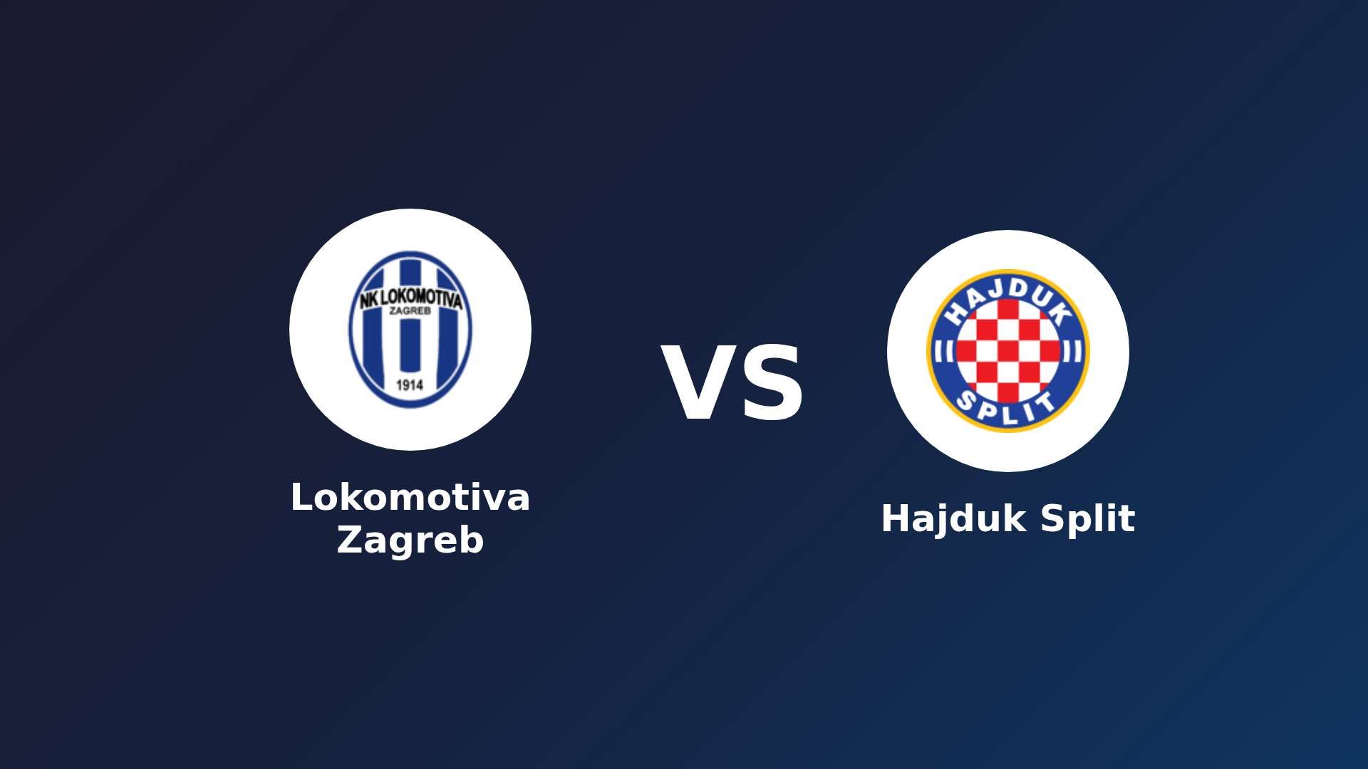 Lokomotiva Zagreb vs Hajduk Split