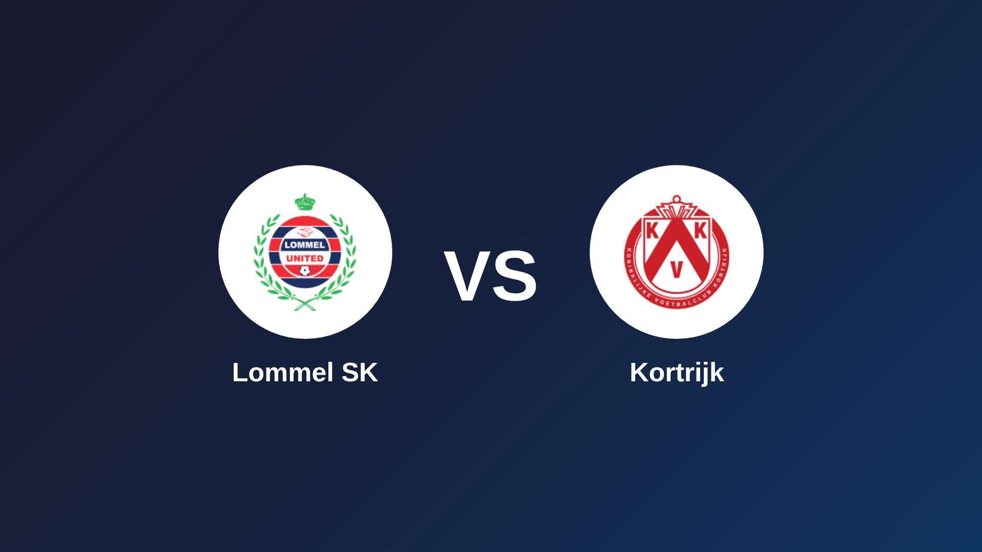 Lommel SK vs KV Kortrijk