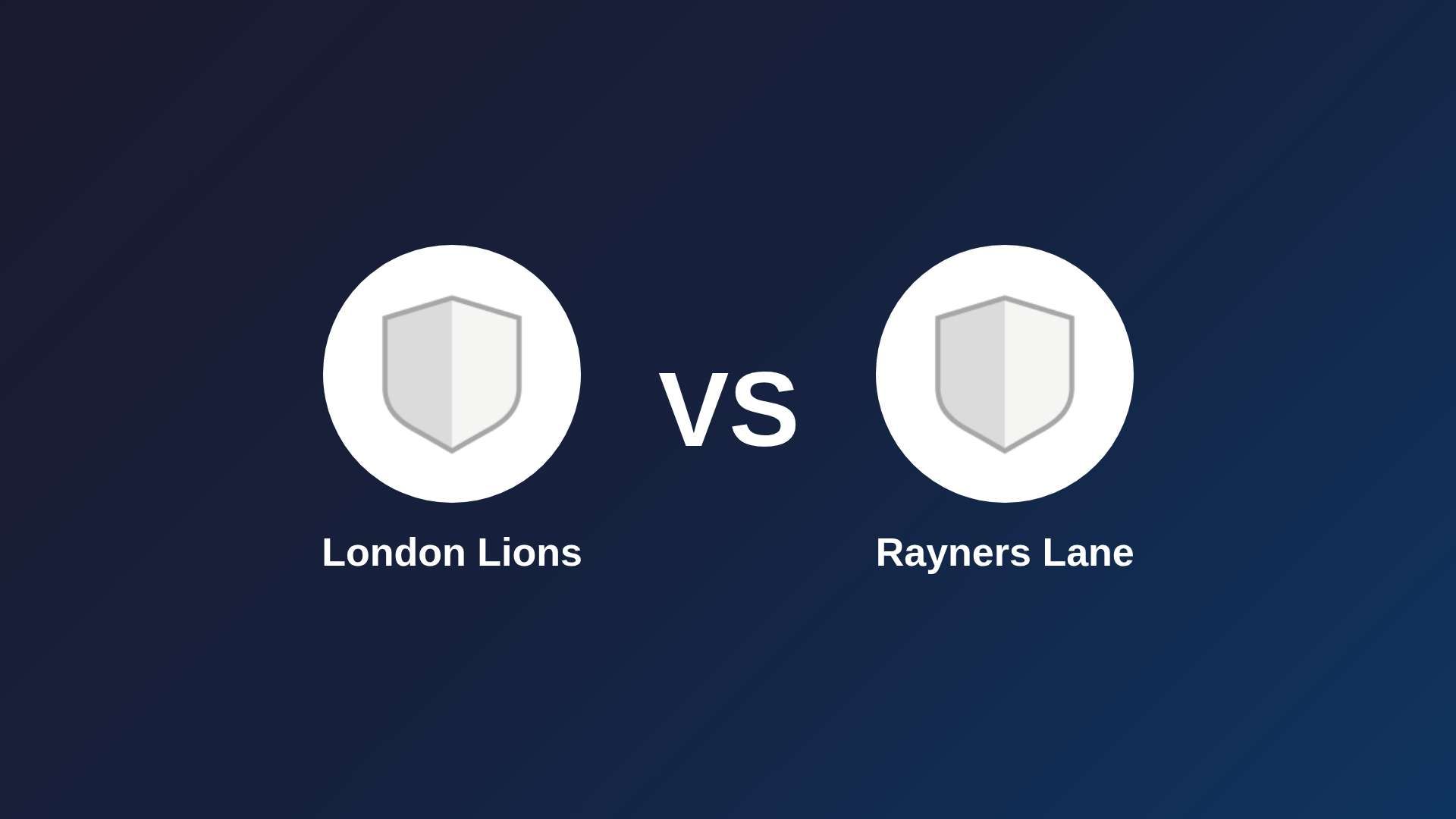 London Lions vs Rayners Lane