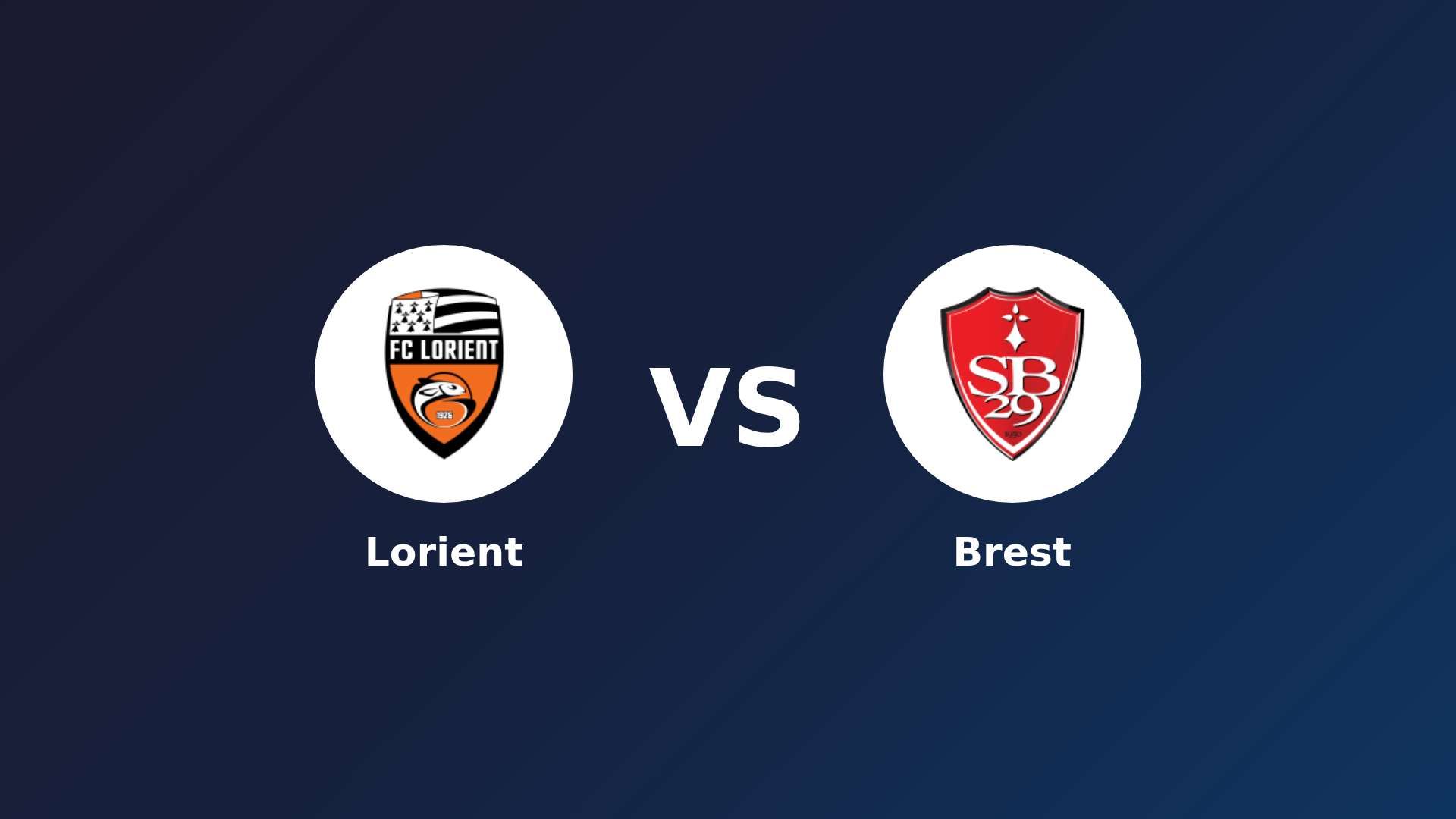 Lorient vs Brest