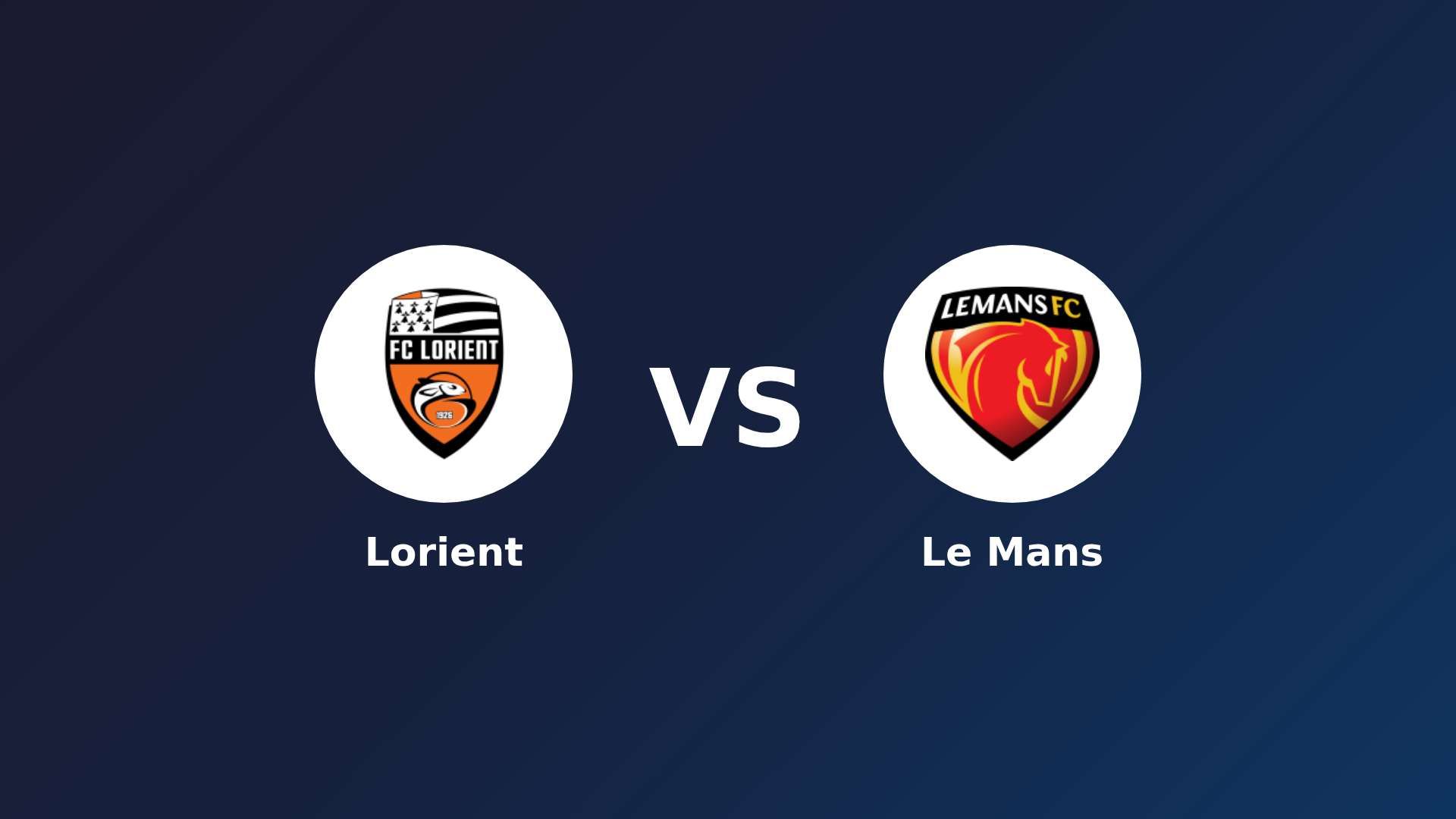 Lorient vs Le Mans
