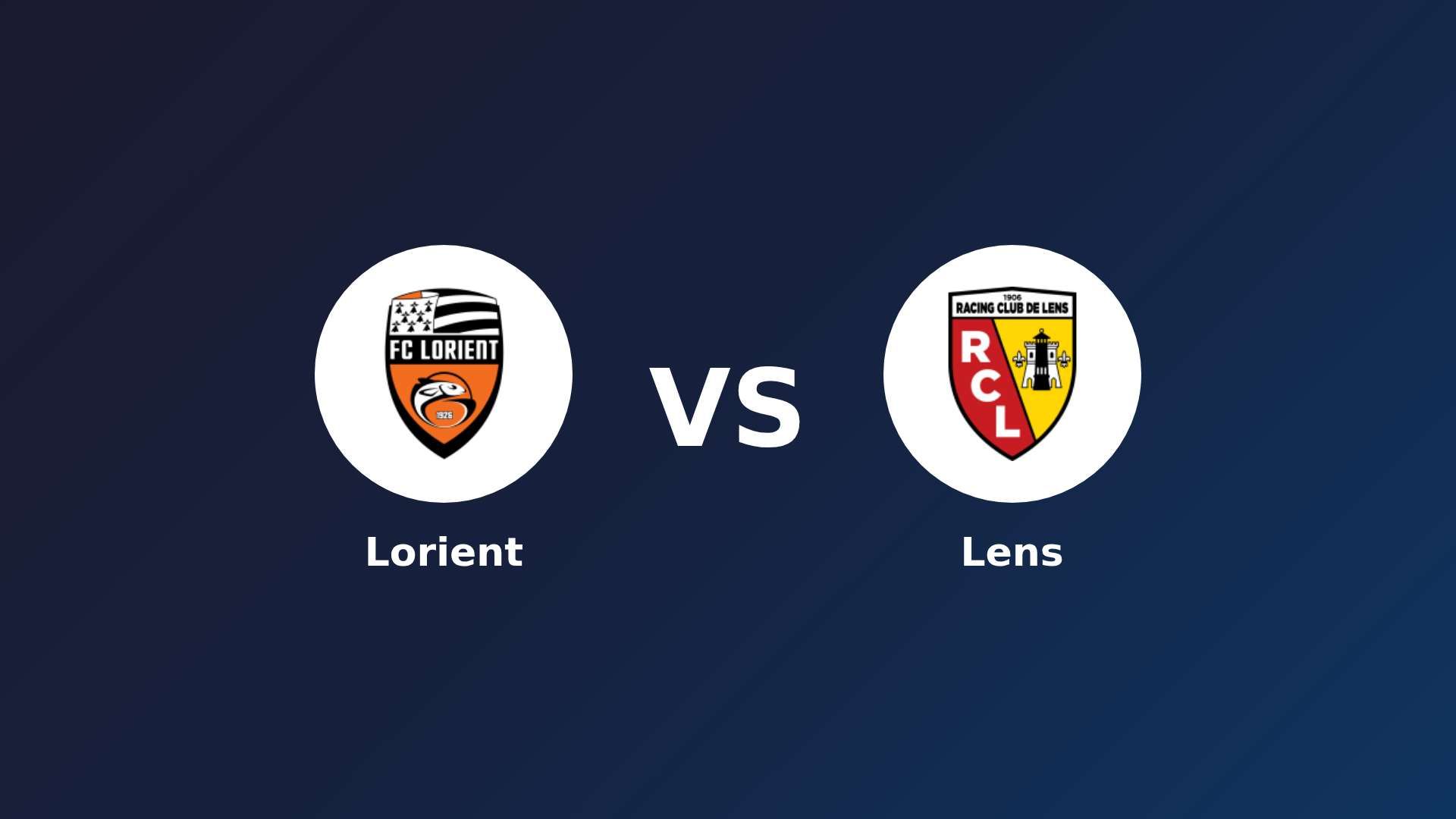 Lorient vs Lens