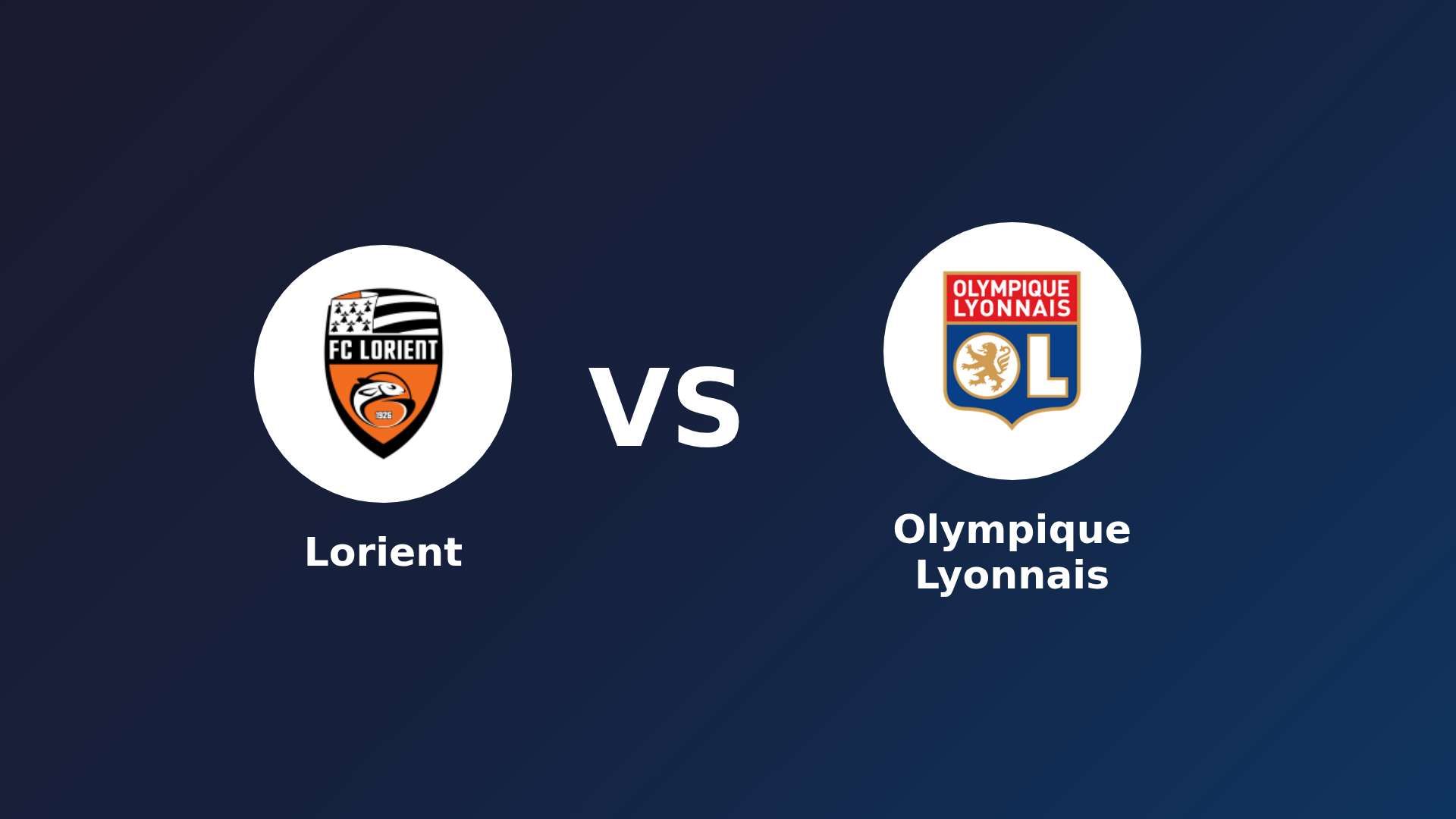 Lorient vs Olympique Lyonnais