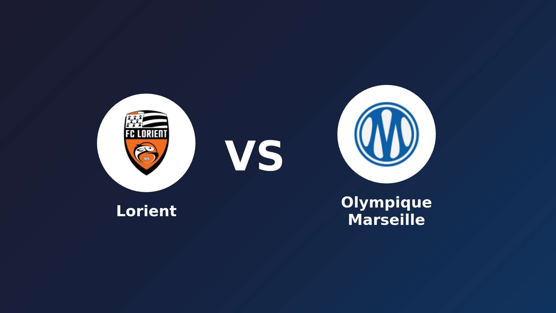 Lorient vs Olympique Marseille