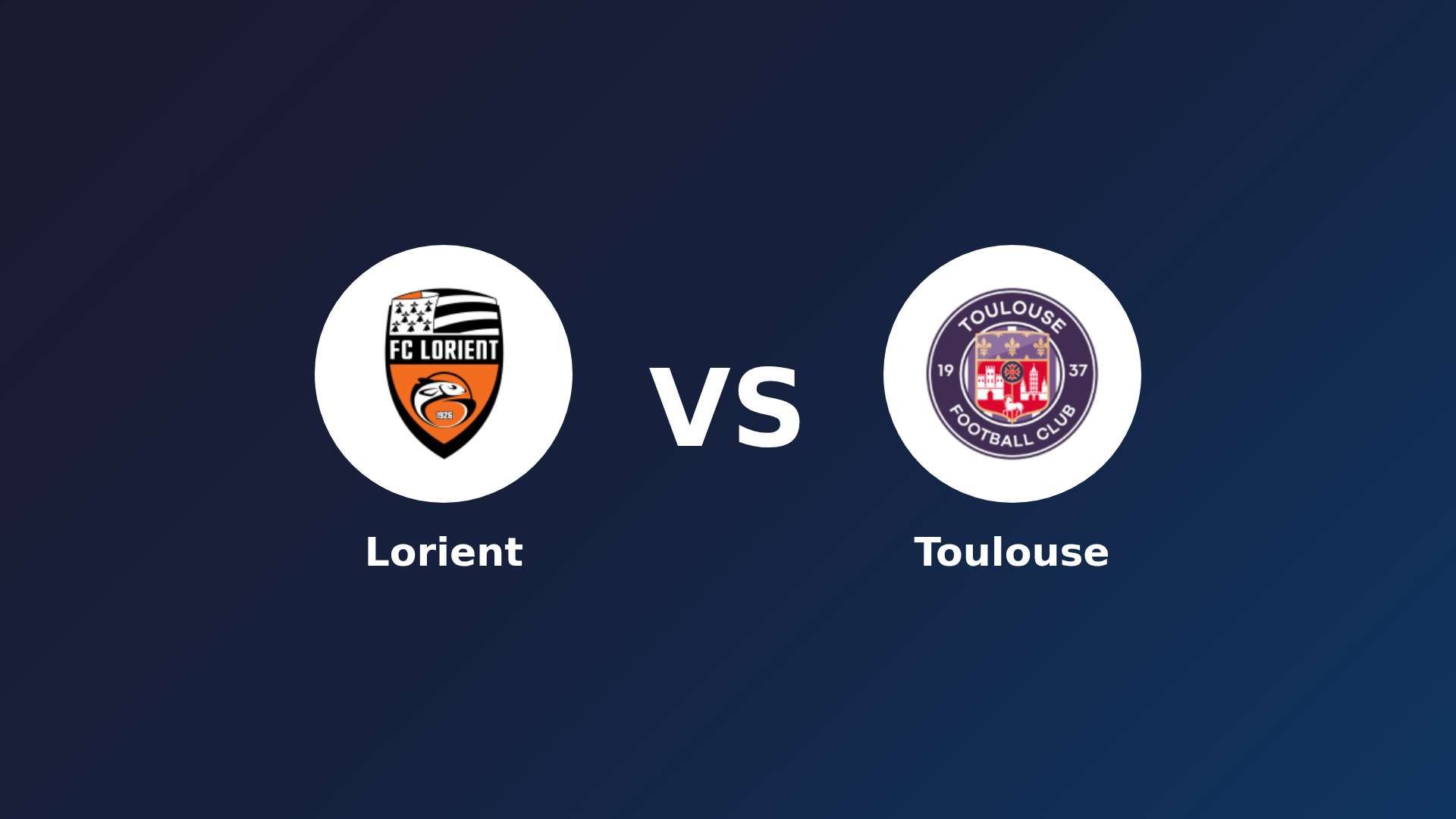 Lorient vs Toulouse