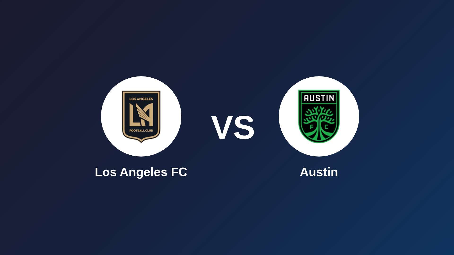 Los Angeles FC vs Austin