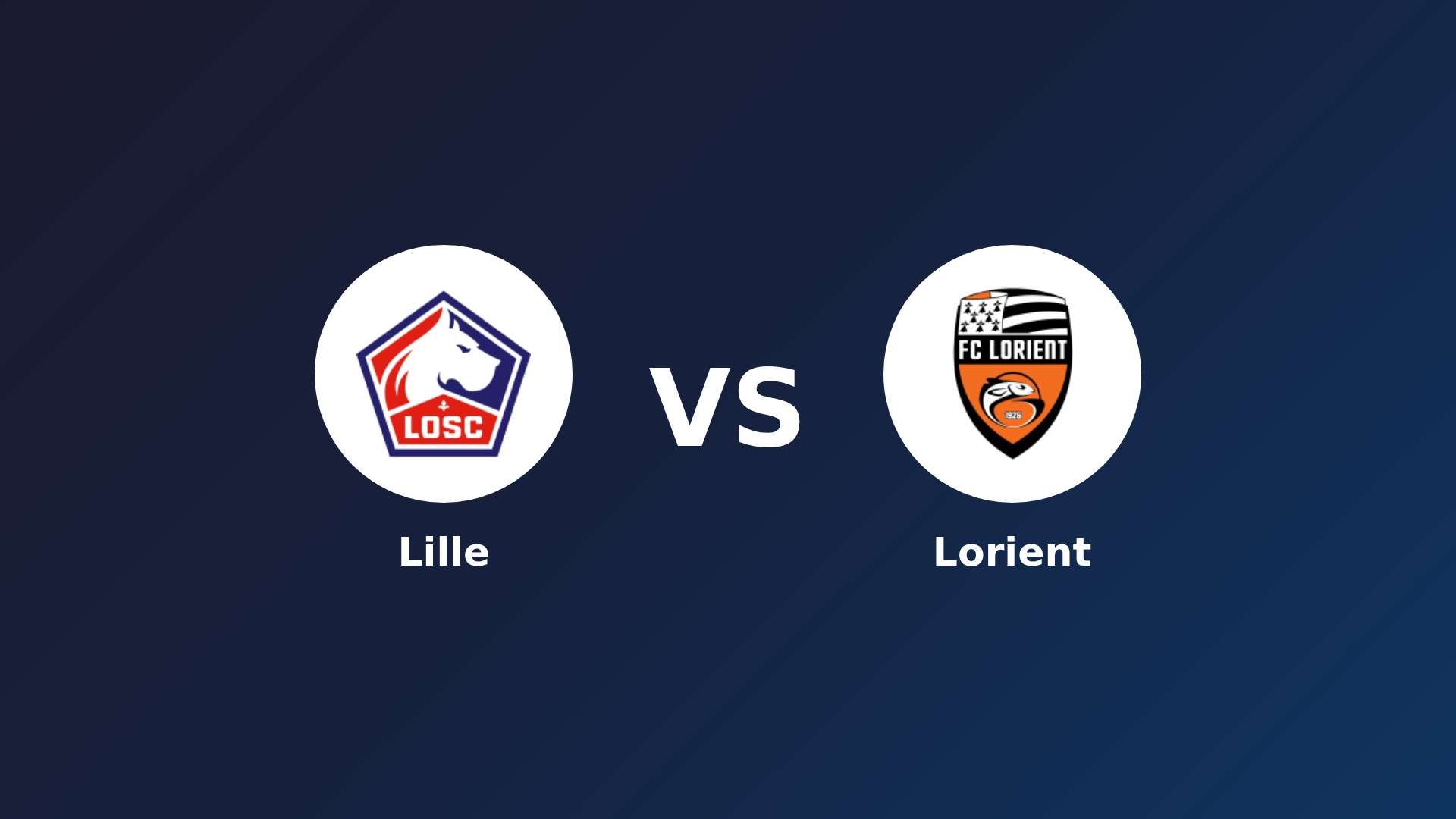 LOSC Lille vs Lorient