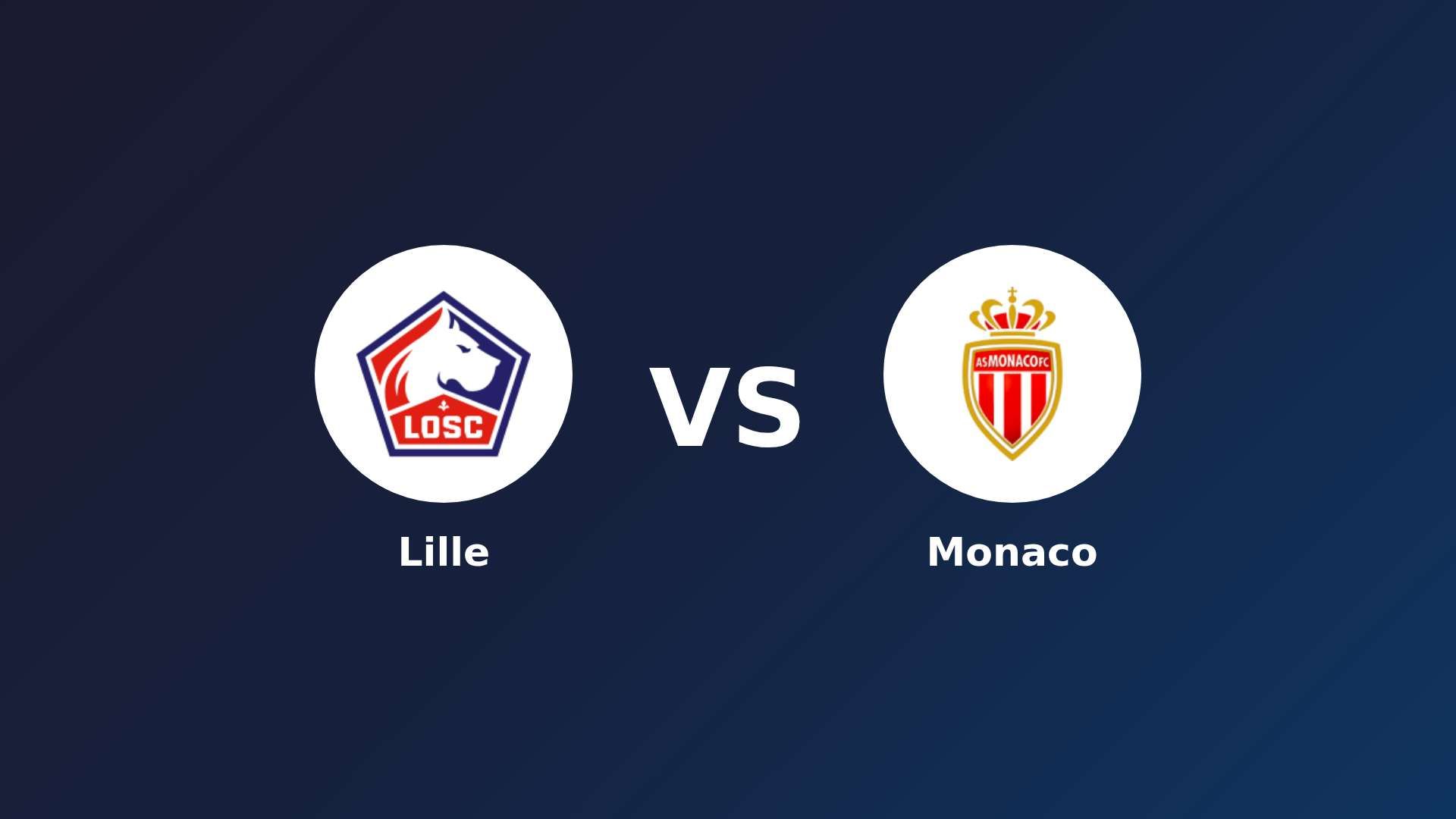 LOSC Lille vs Monaco