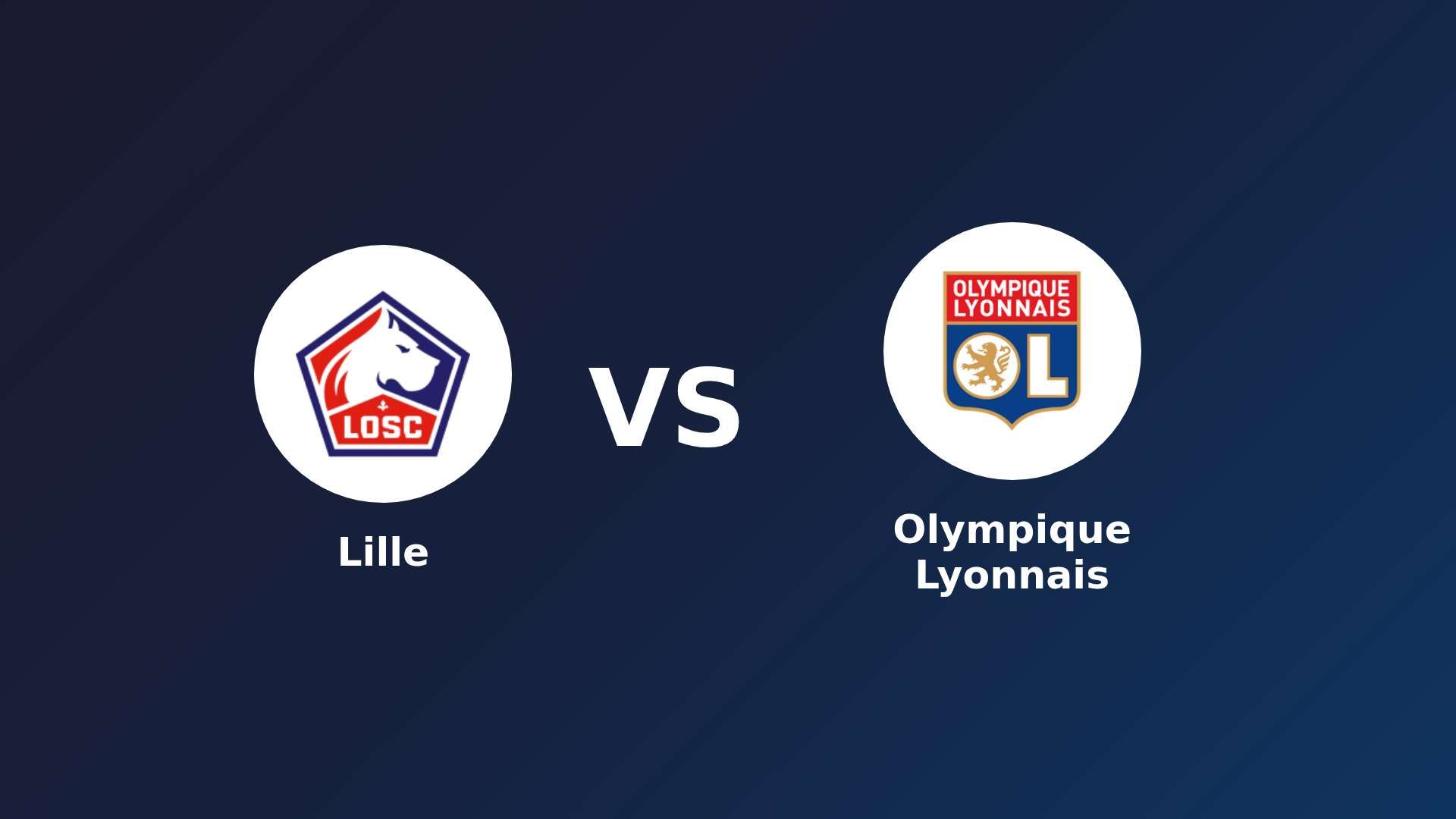 LOSC Lille vs Olympique Lyonnais