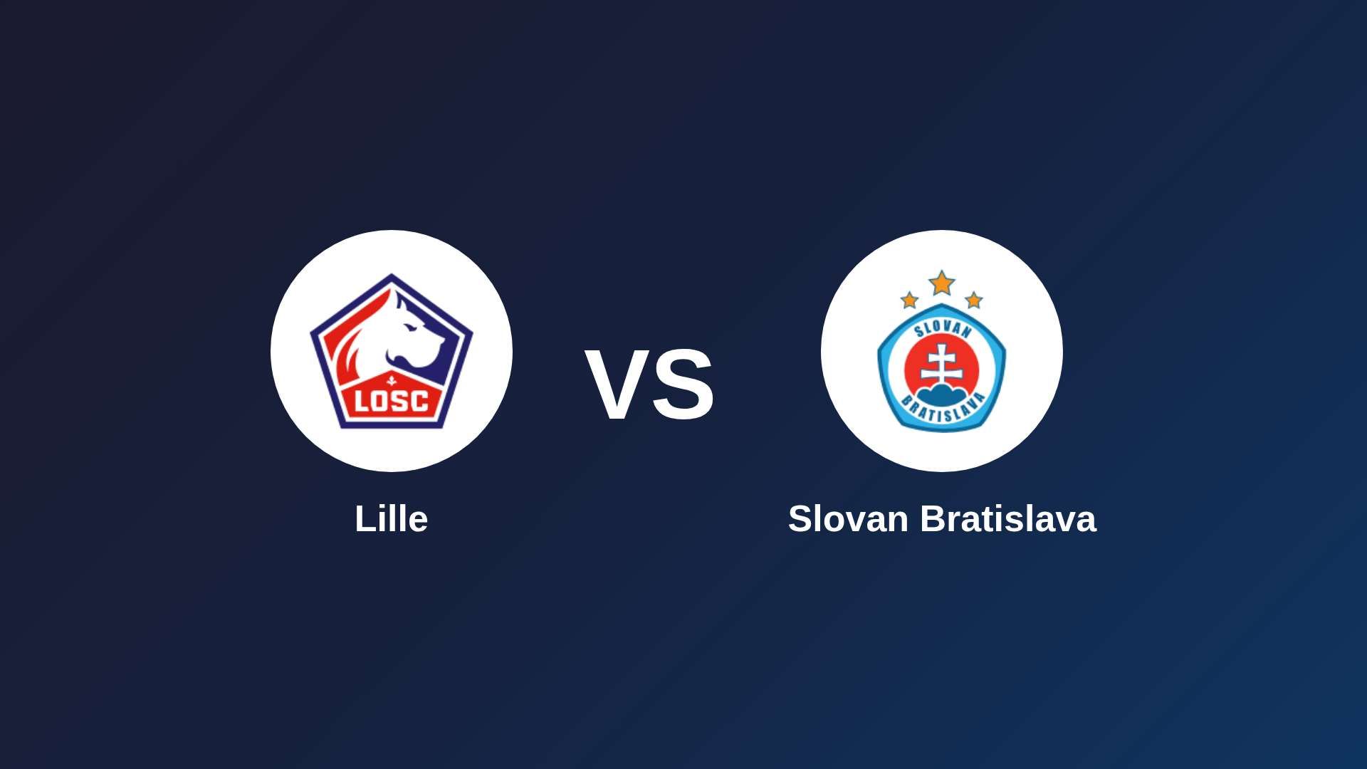 LOSC Lille vs Slovan Bratislava