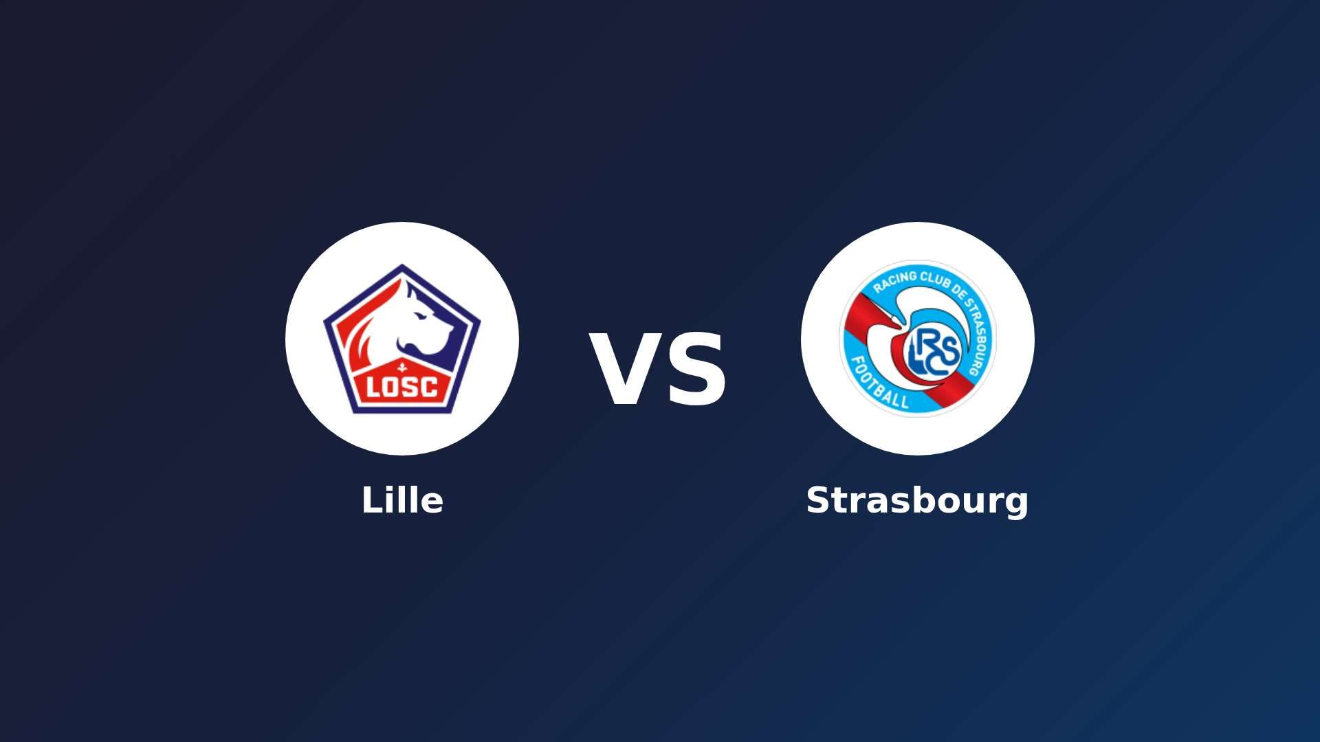 LOSC Lille vs Strasbourg