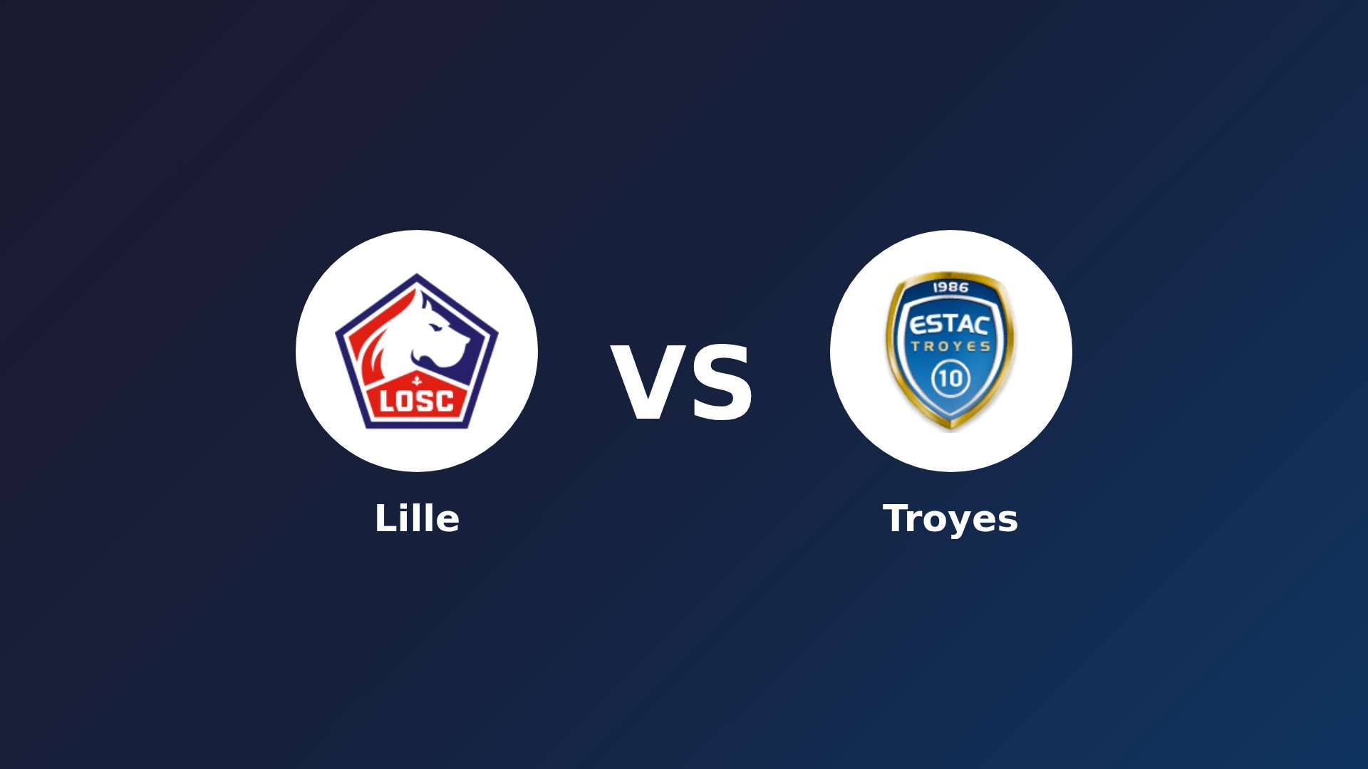LOSC Lille vs Troyes